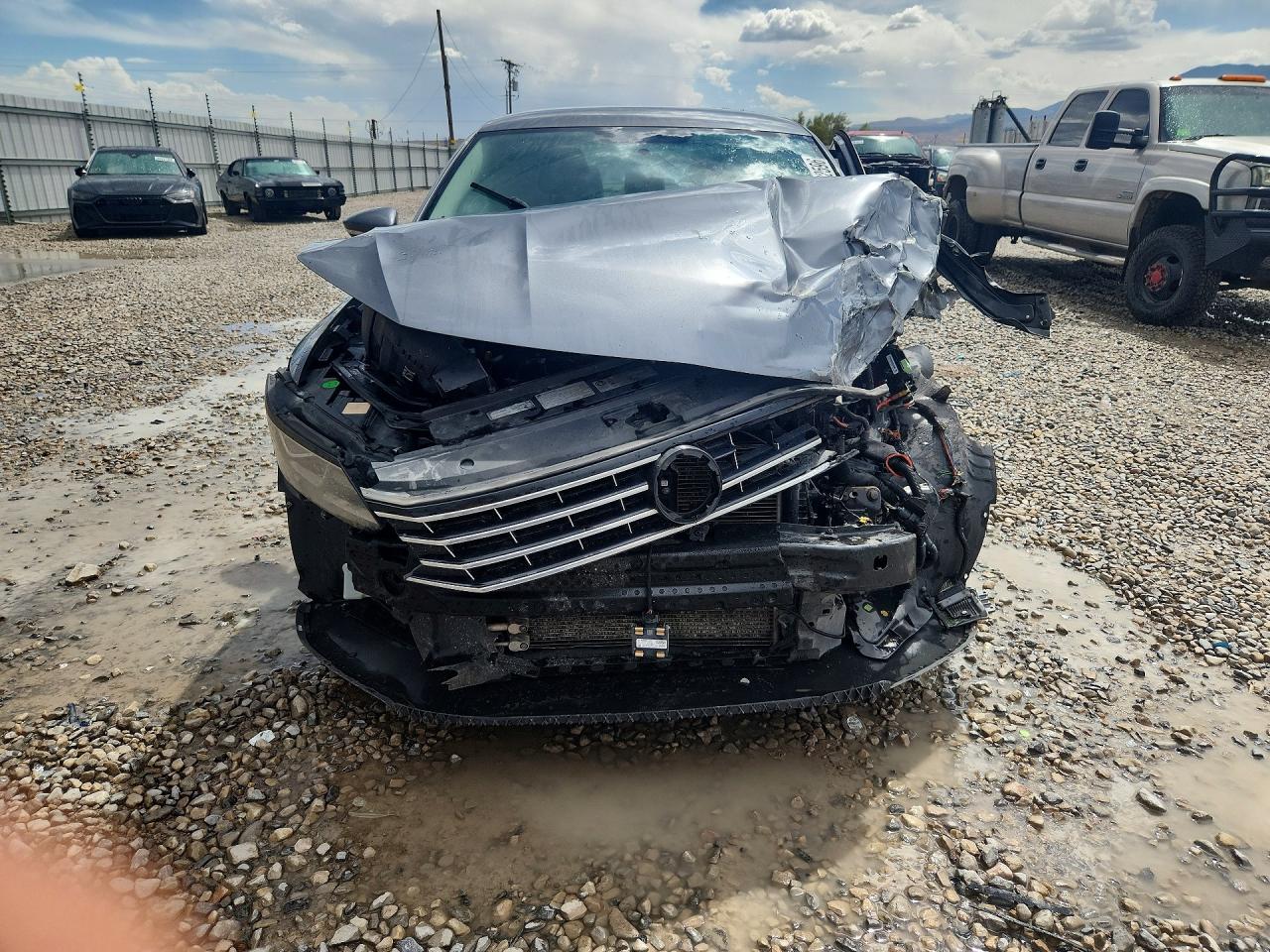 2017 Volkswagen Passat S Gray vin: 1VWAT7A3XHC003539