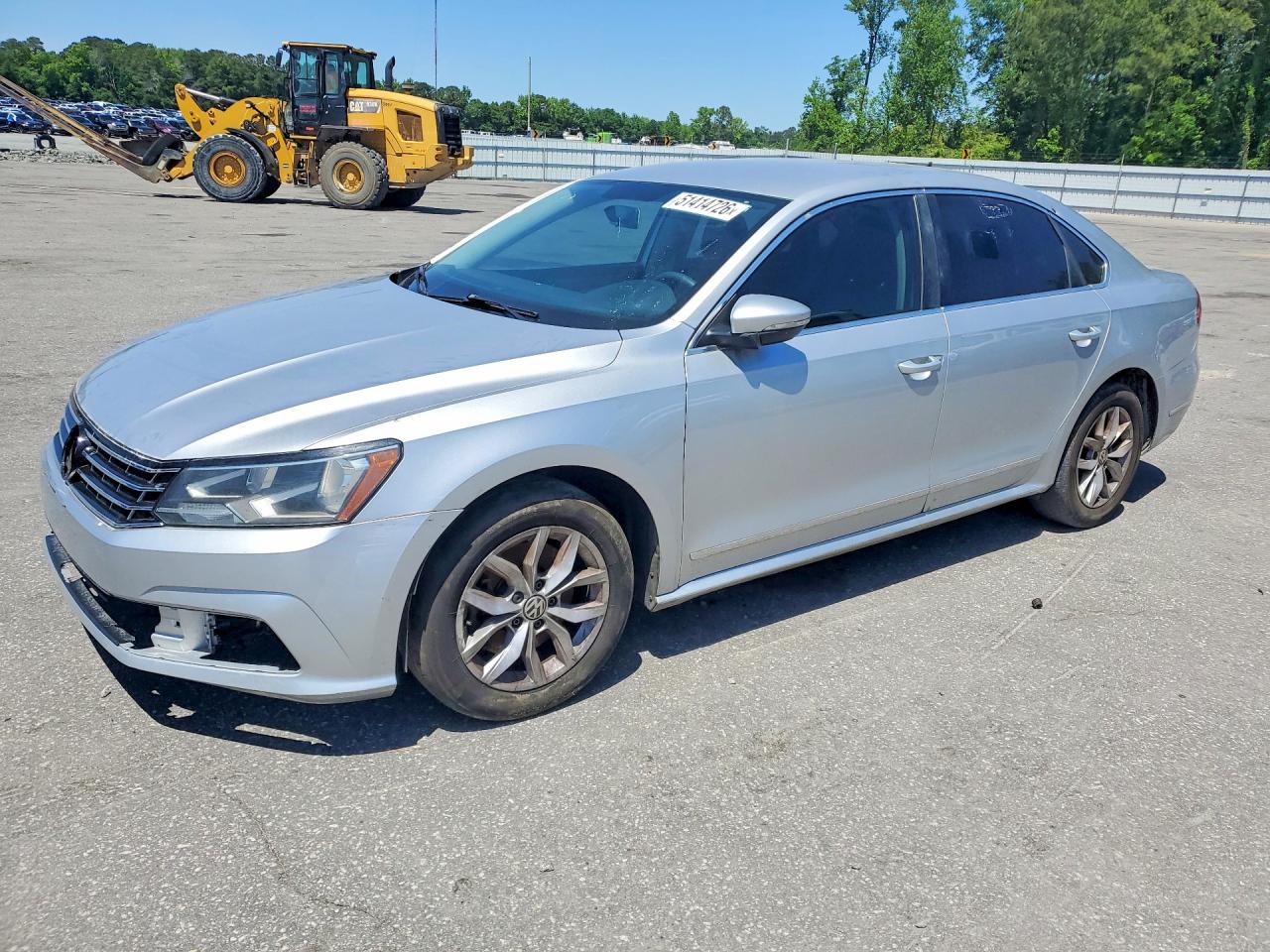 2017 Volkswagen Passat S Silver vin: 1VWAT7A3XHC031759