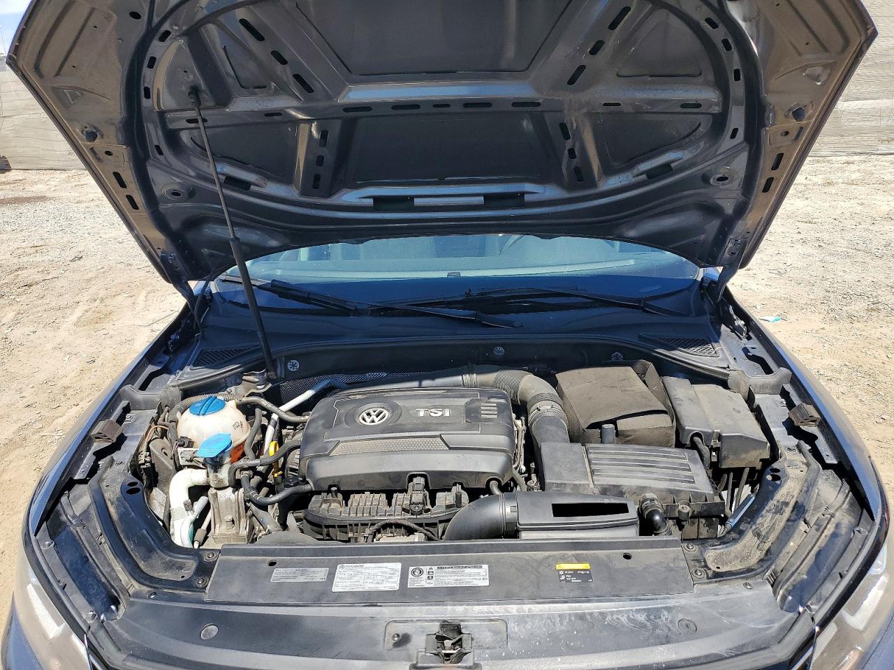 2017 Volkswagen Passat S Серый vin: 1VWAT7A3XHC080699