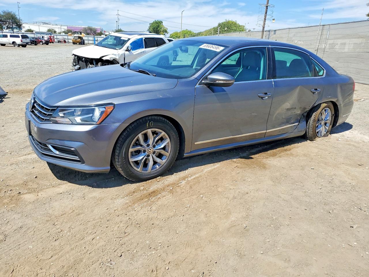 2017 Volkswagen Passat S Серый vin: 1VWAT7A3XHC080699