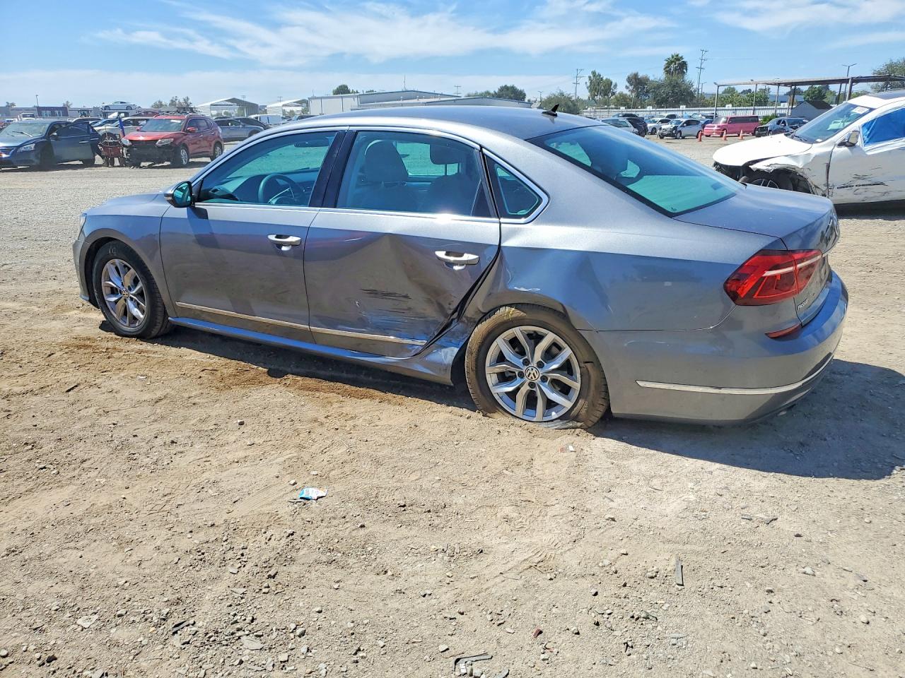 2017 Volkswagen Passat S Серый vin: 1VWAT7A3XHC080699