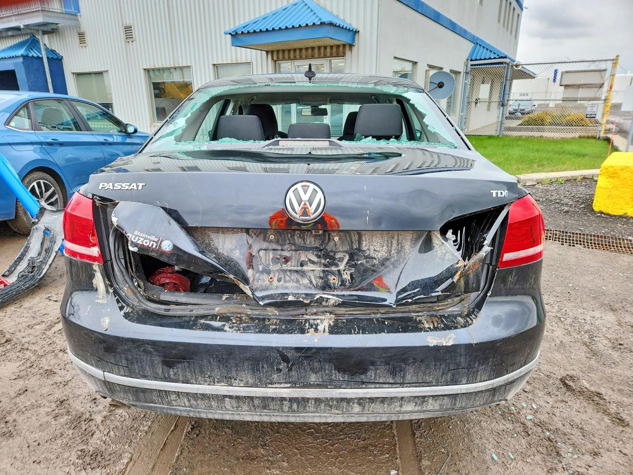 2015 Volkswagen Passat S Черный vin: 1VWAV7A31FC112124