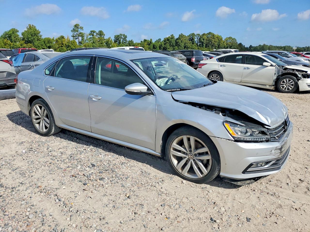 2018 Volkswagen Passat Se Silver vin: 1VWBA7A38JC041738