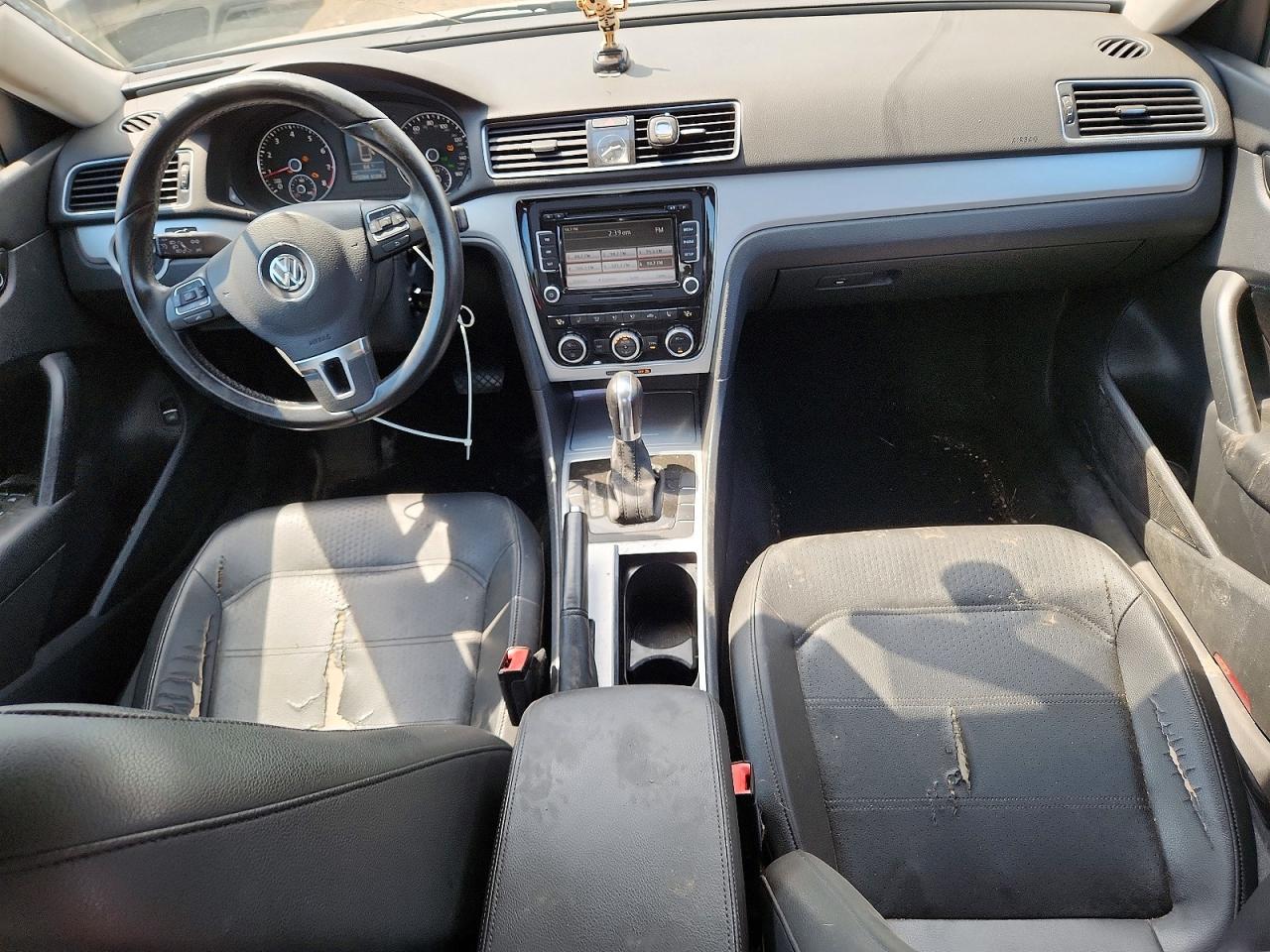 2012 Volkswagen Passat Se Silver vin: 1VWBH7A30CC089233
