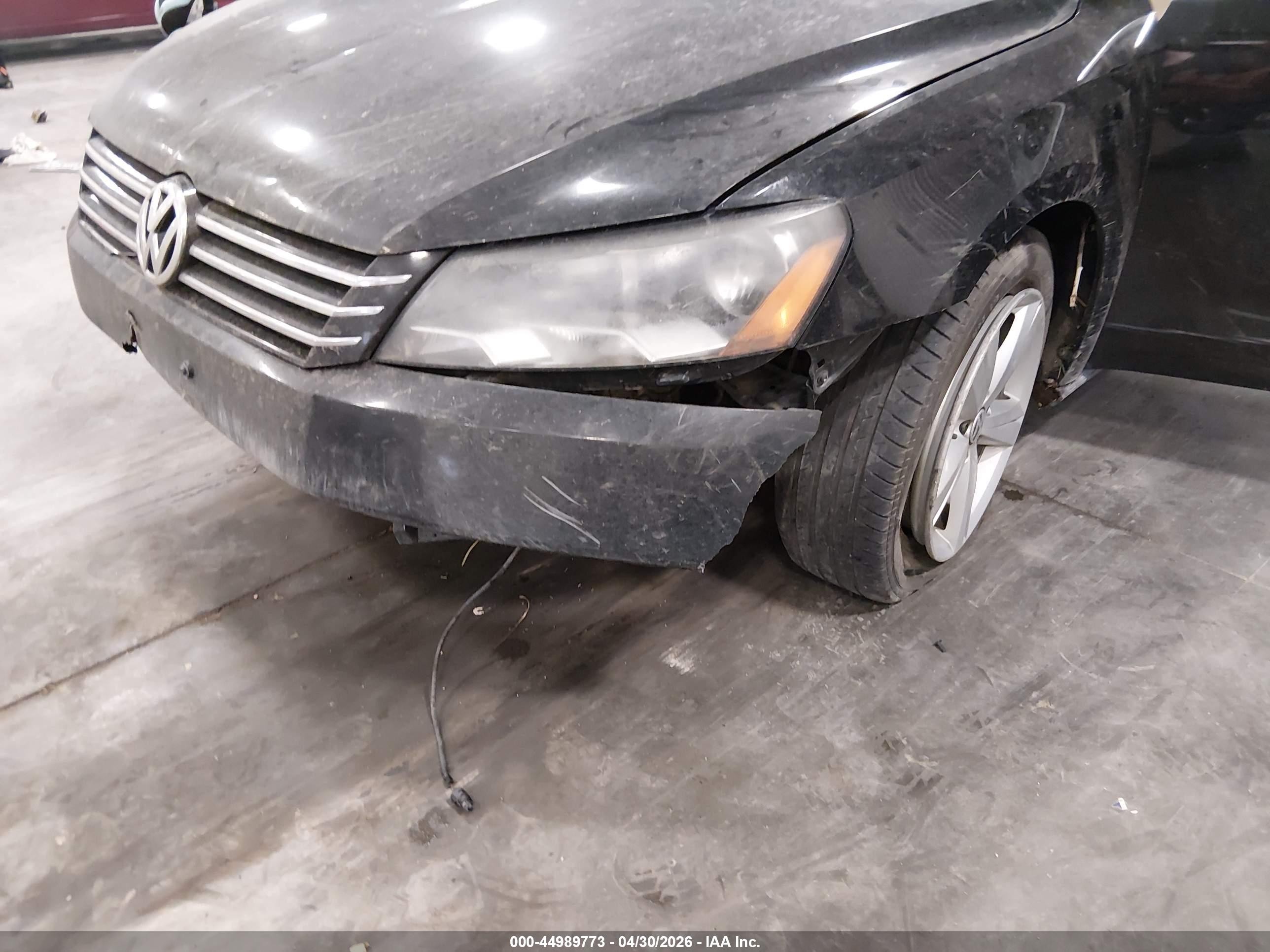 2013 Volkswagen Passat 2.5l Se Черный vin: 1VWBH7A30DC009303