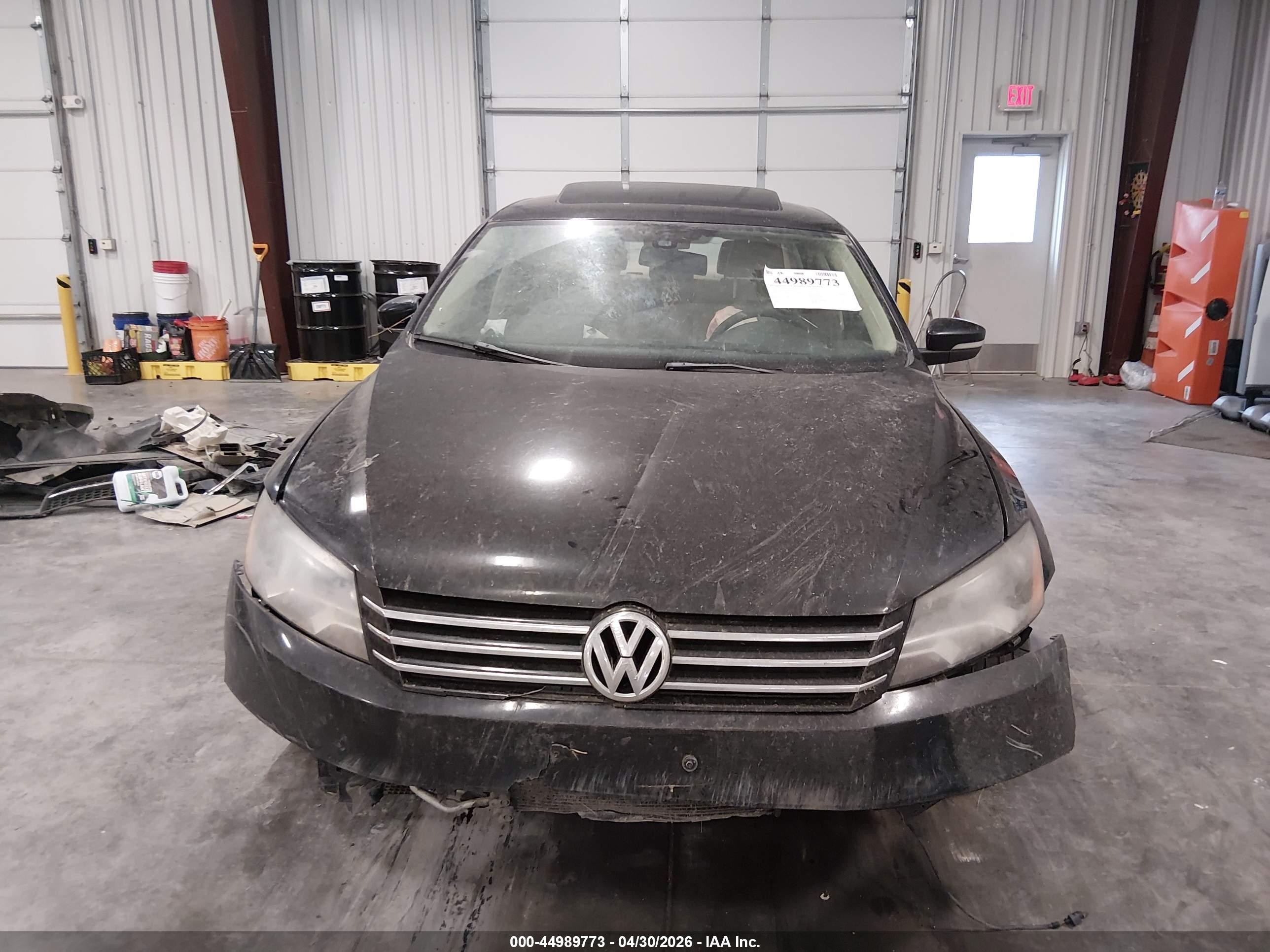 2013 Volkswagen Passat 2.5l Se Черный vin: 1VWBH7A30DC009303