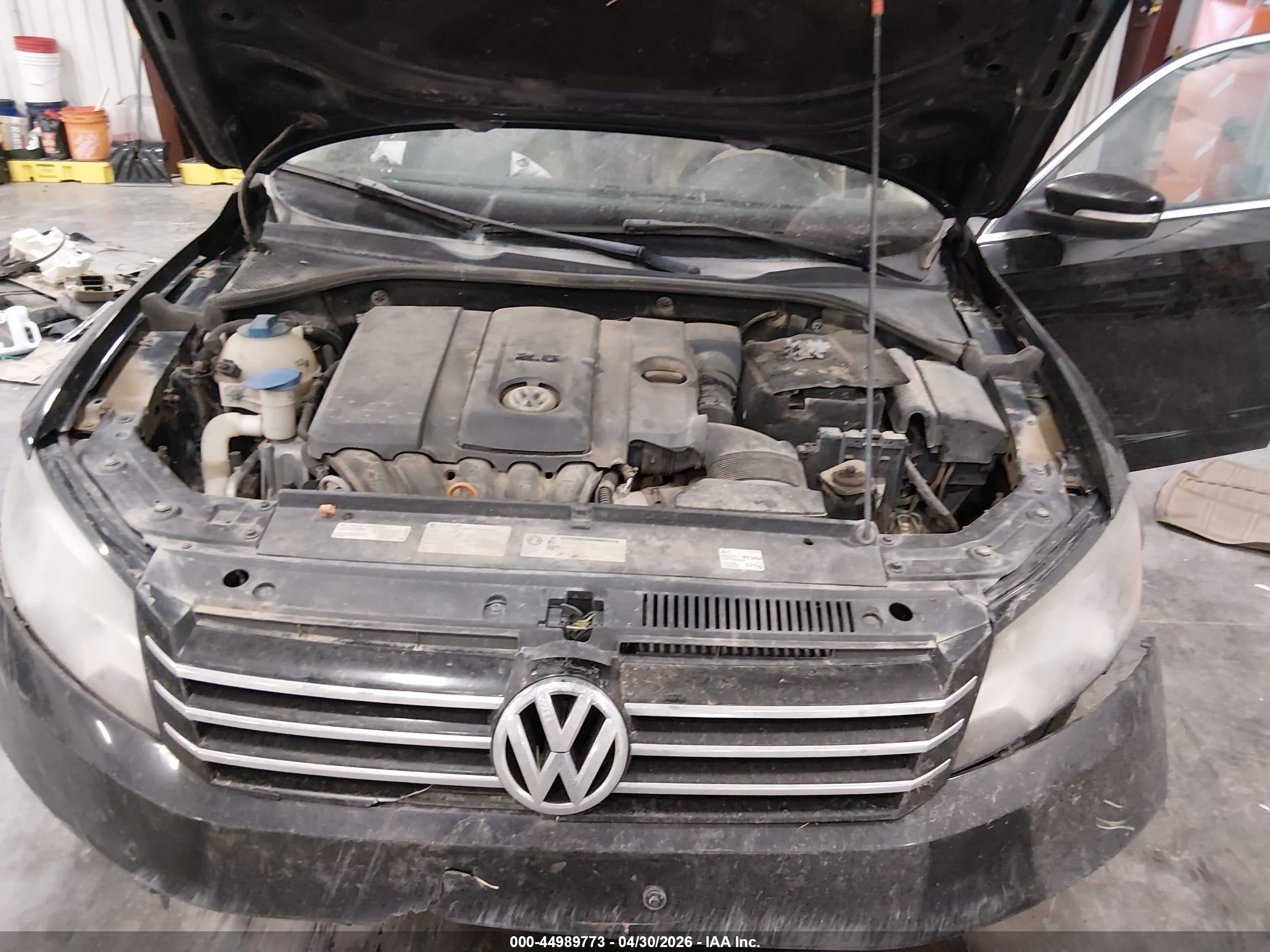 2013 Volkswagen Passat 2.5l Se Черный vin: 1VWBH7A30DC009303