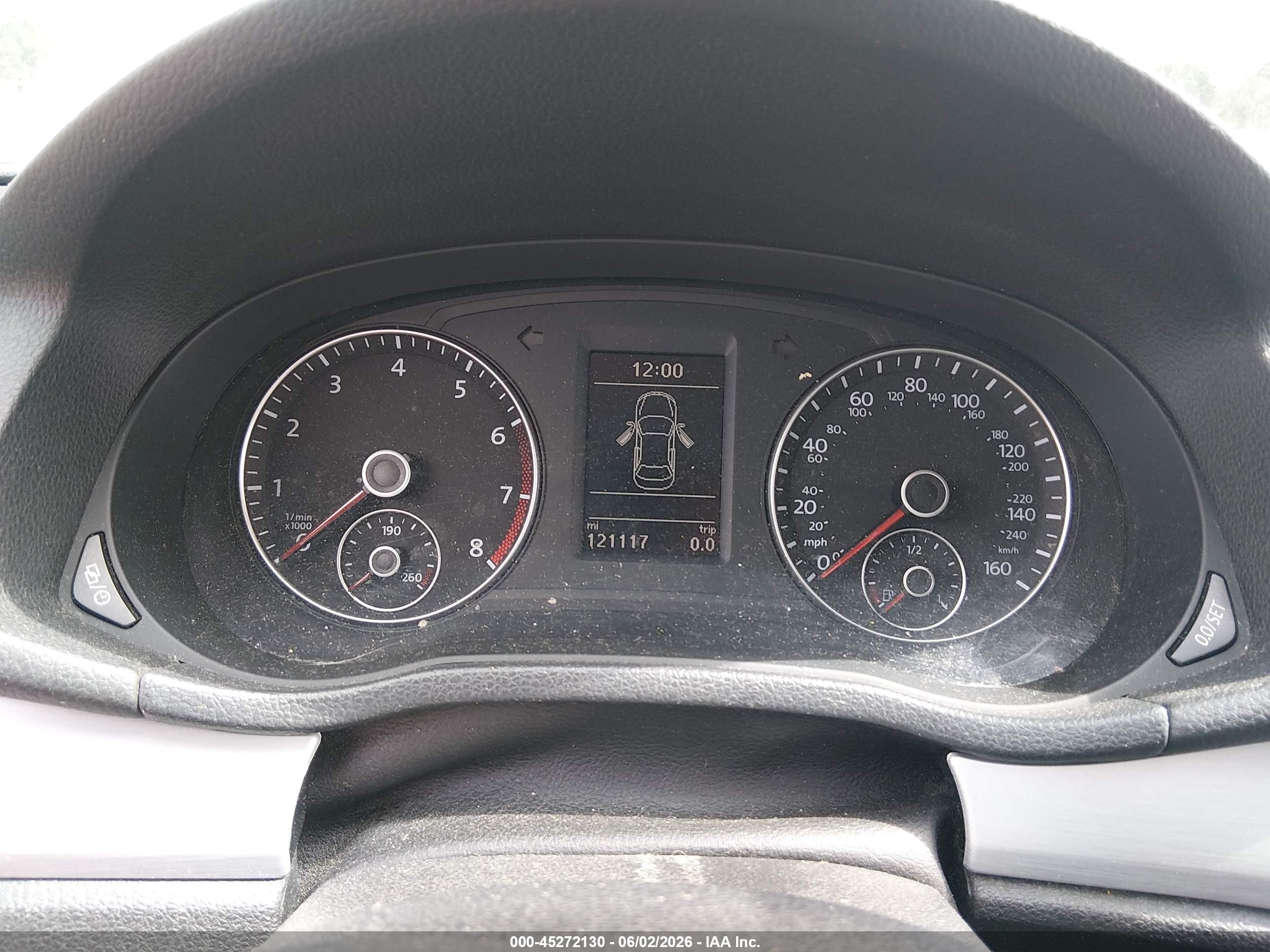 2013 Volkswagen Passat 2.5l Se White vin: 1VWBH7A30DC021726