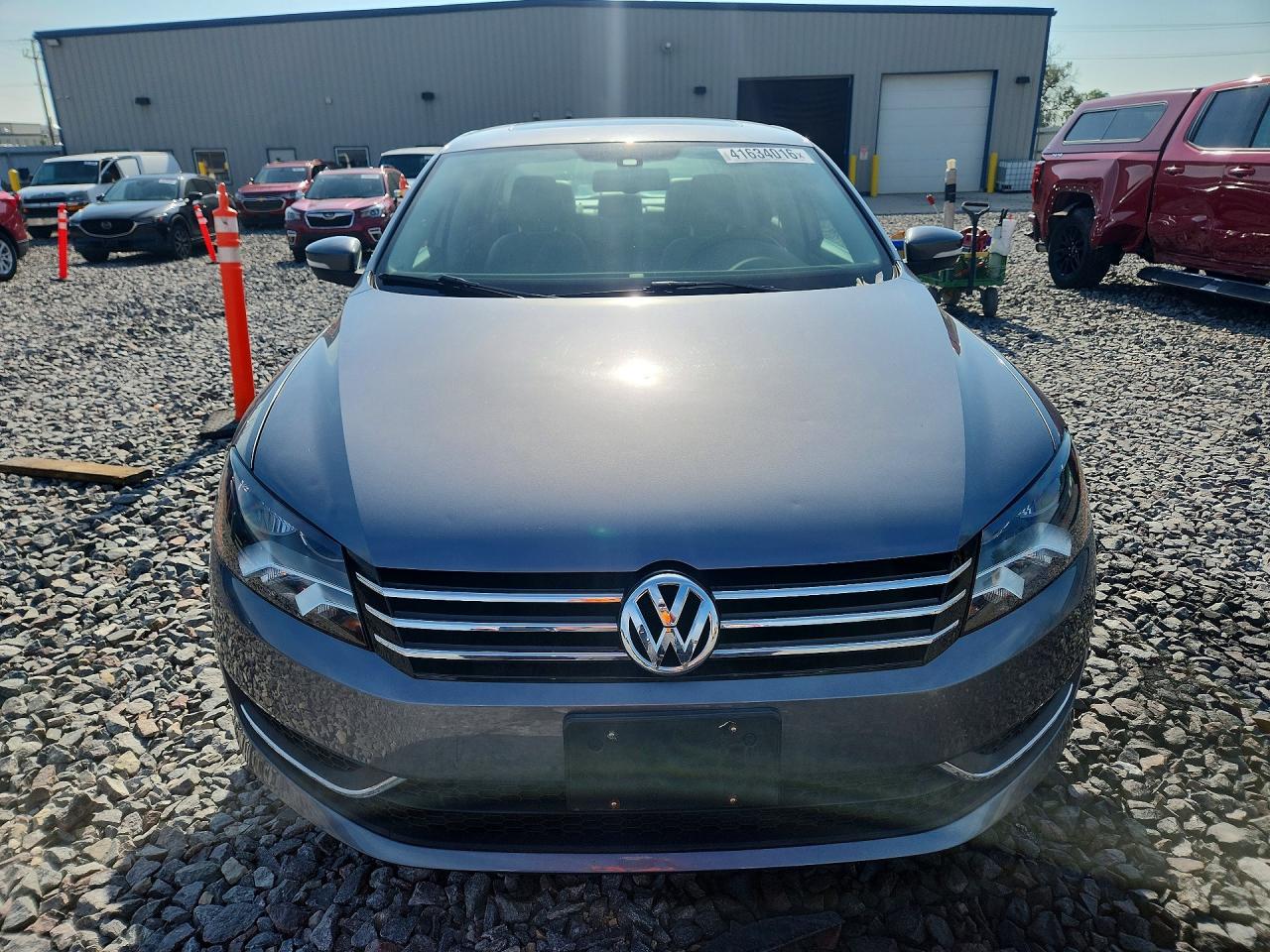 2013 Volkswagen Passat Se Gray vin: 1VWBH7A30DC028126