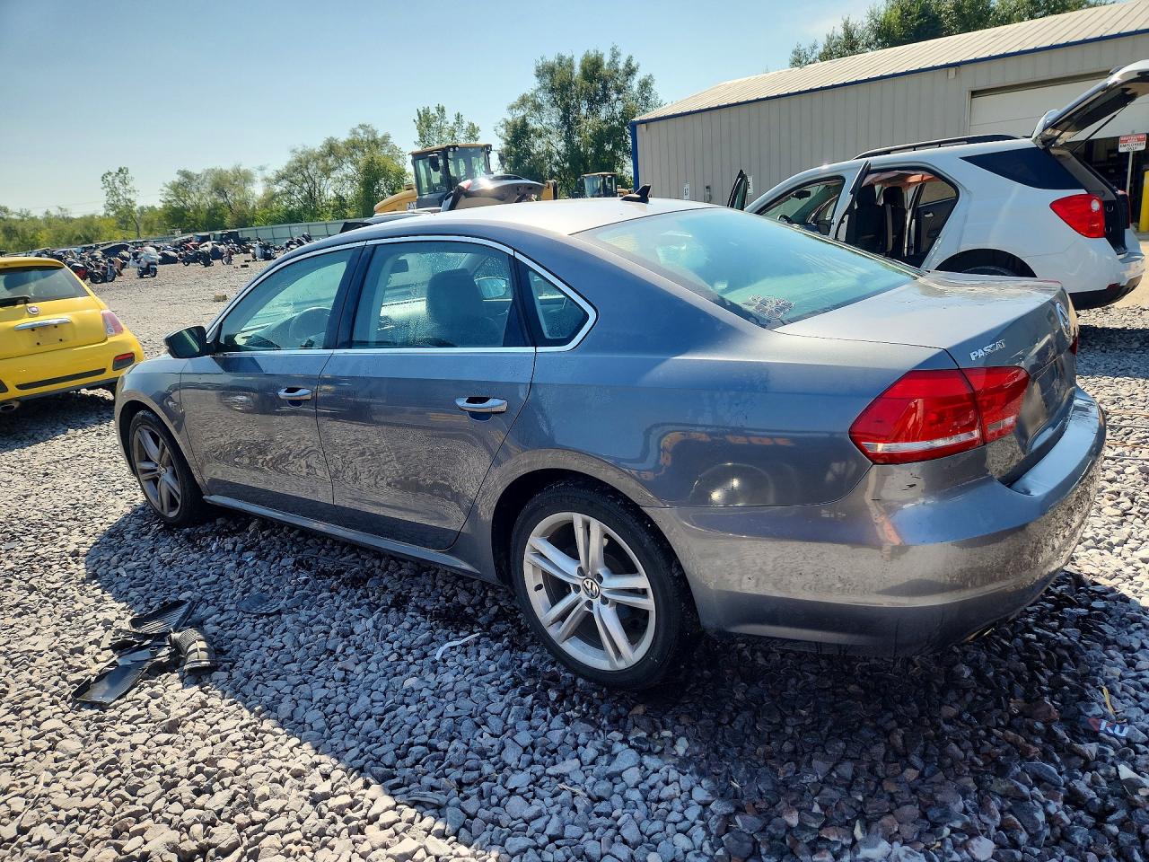 2014 Volkswagen Passat Se Серый vin: 1VWBH7A30EC019346