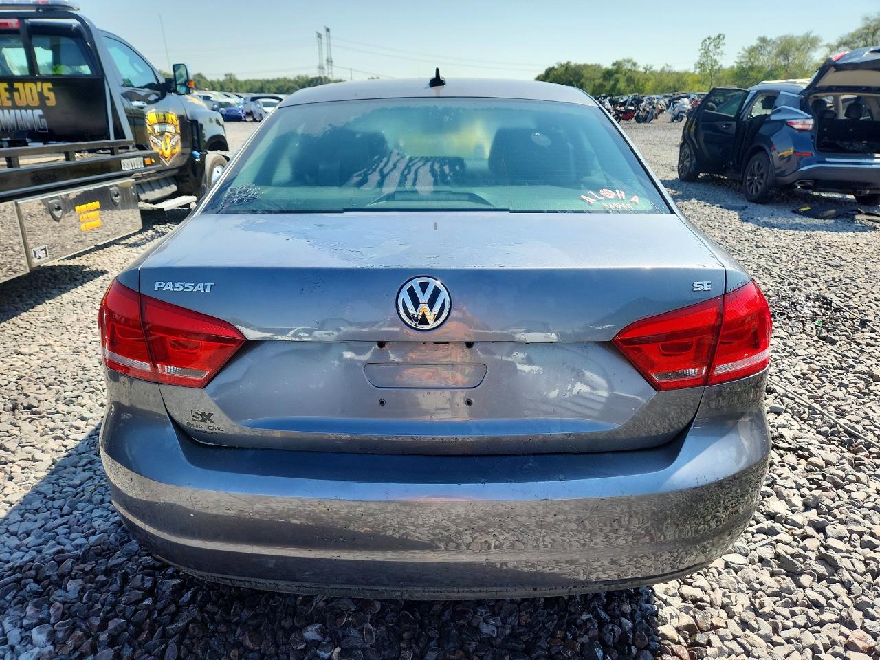 2014 Volkswagen Passat Se Серый vin: 1VWBH7A30EC019346