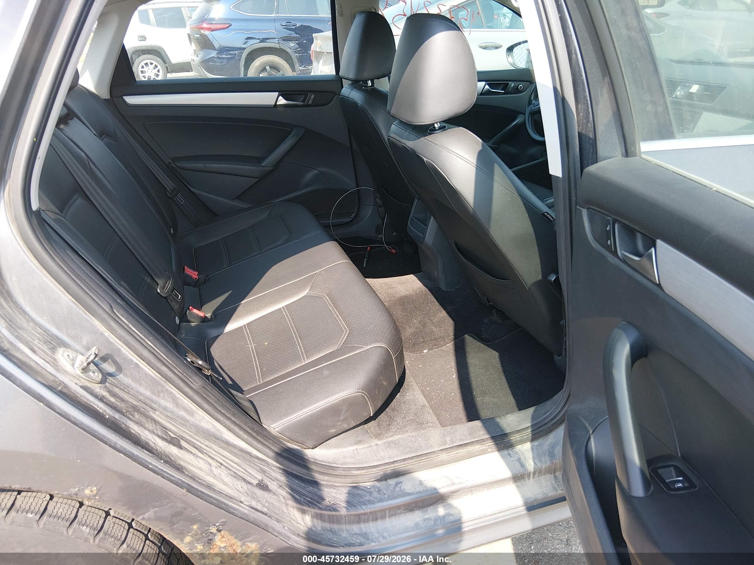 2012 Volkswagen Passat 2.5l Se Серый vin: 1VWBH7A31CC045371