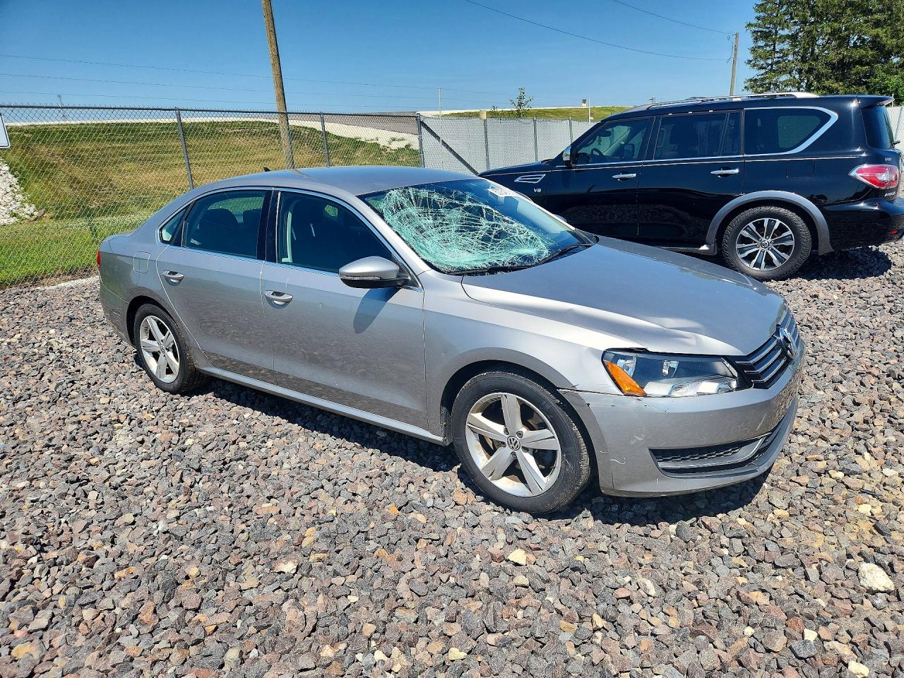 2012 Volkswagen Passat Se Silver vin: 1VWBH7A31CC067760