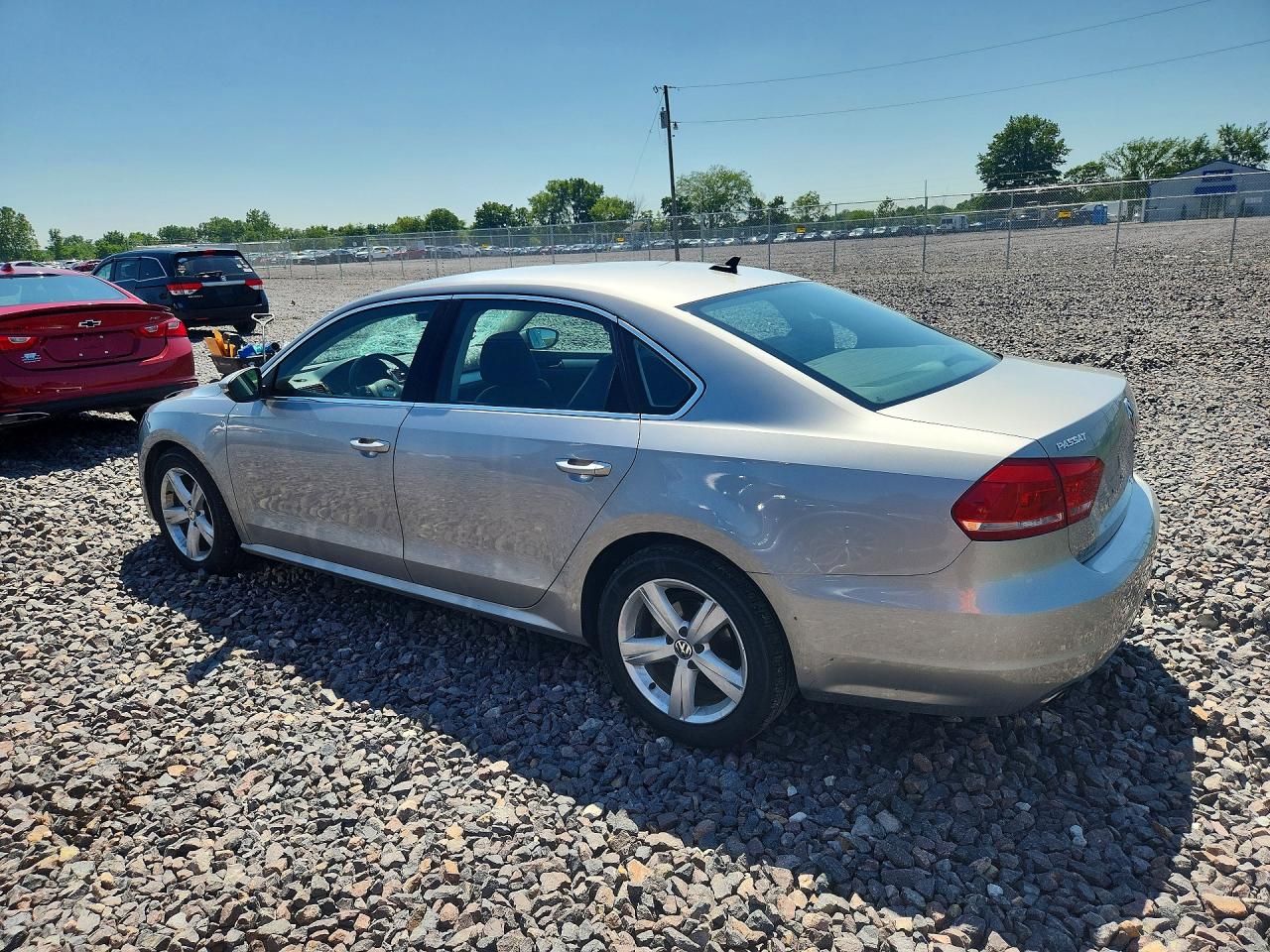 2012 Volkswagen Passat Se Silver vin: 1VWBH7A31CC067760