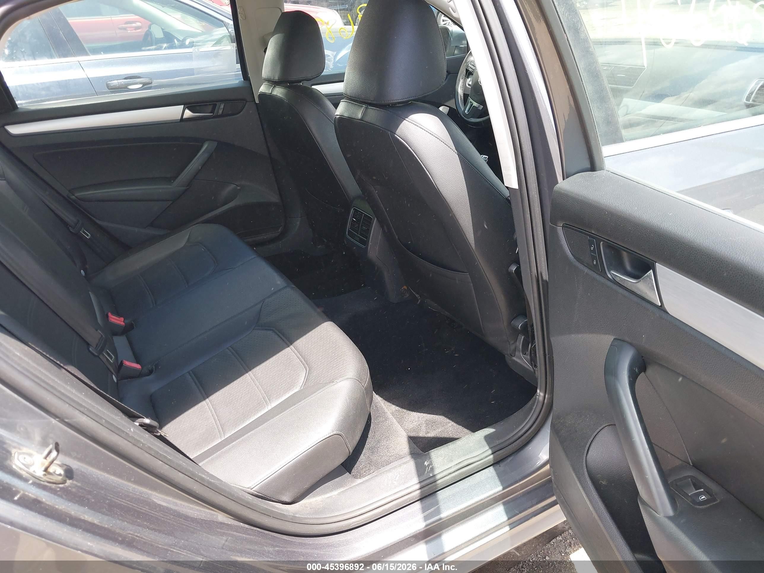 2013 Volkswagen Passat 2.5l Se Gray vin: 1VWBH7A31DC001887