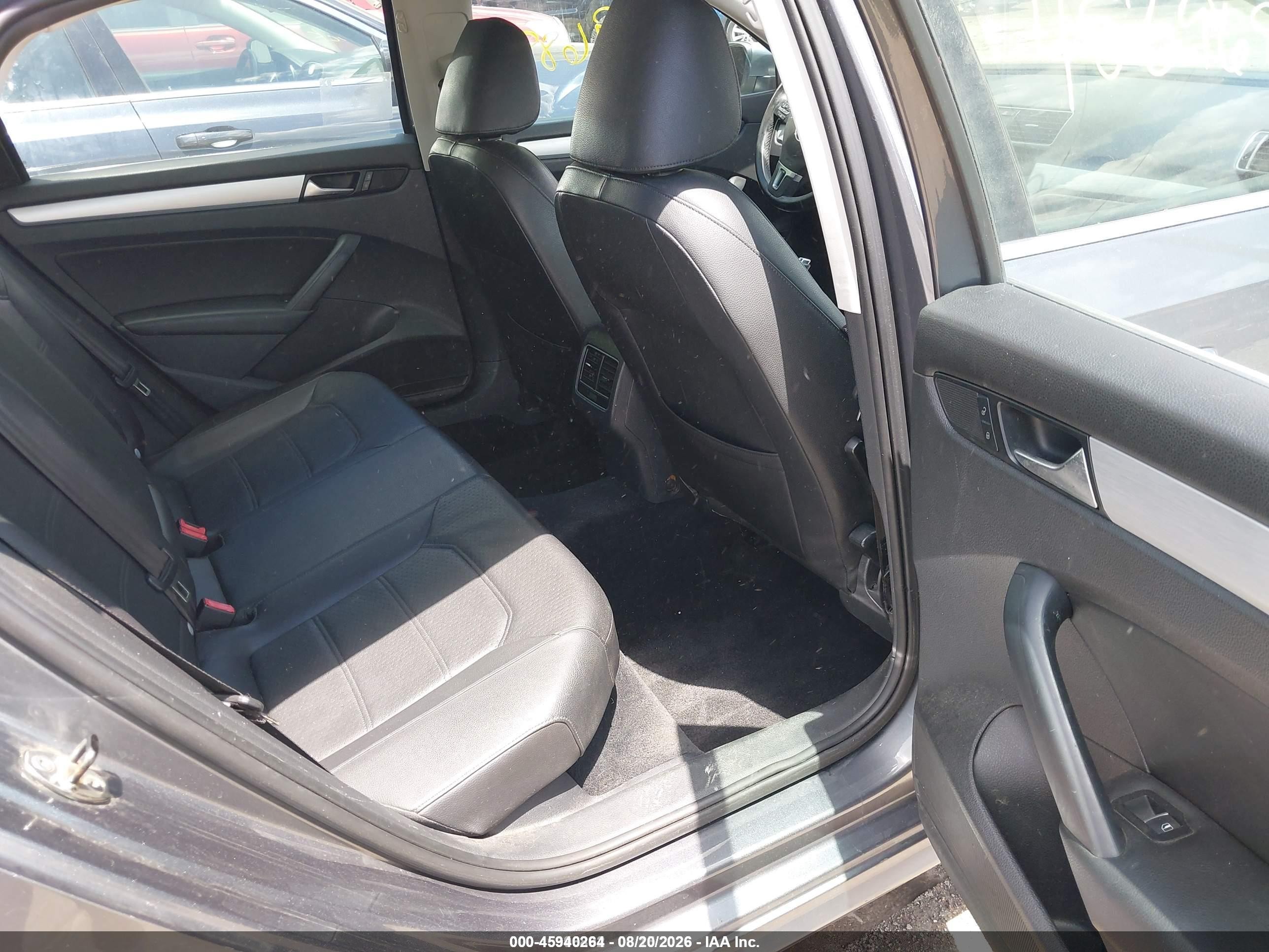2013 Volkswagen Passat 2.5l Se Gray vin: 1VWBH7A31DC001887