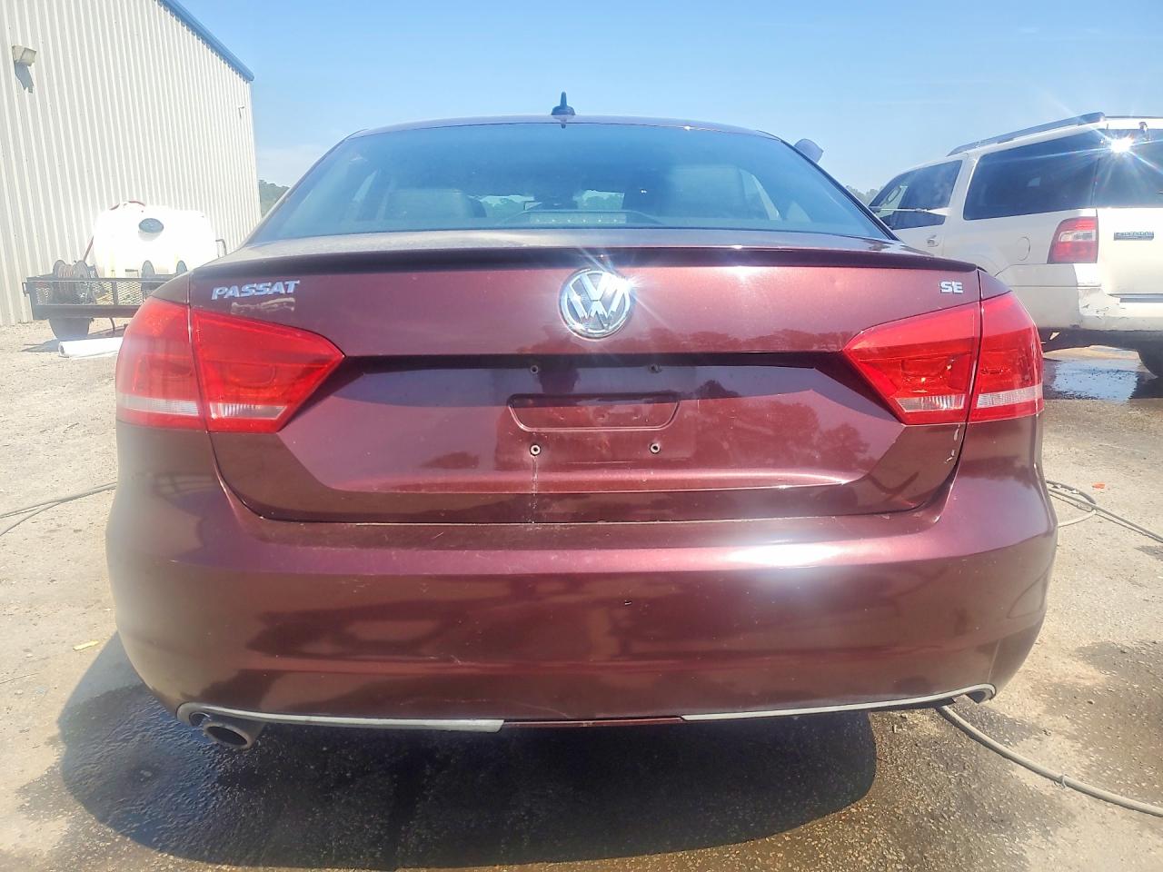 2013 Volkswagen Passat Se Бордовый vin: 1VWBH7A31DC085791