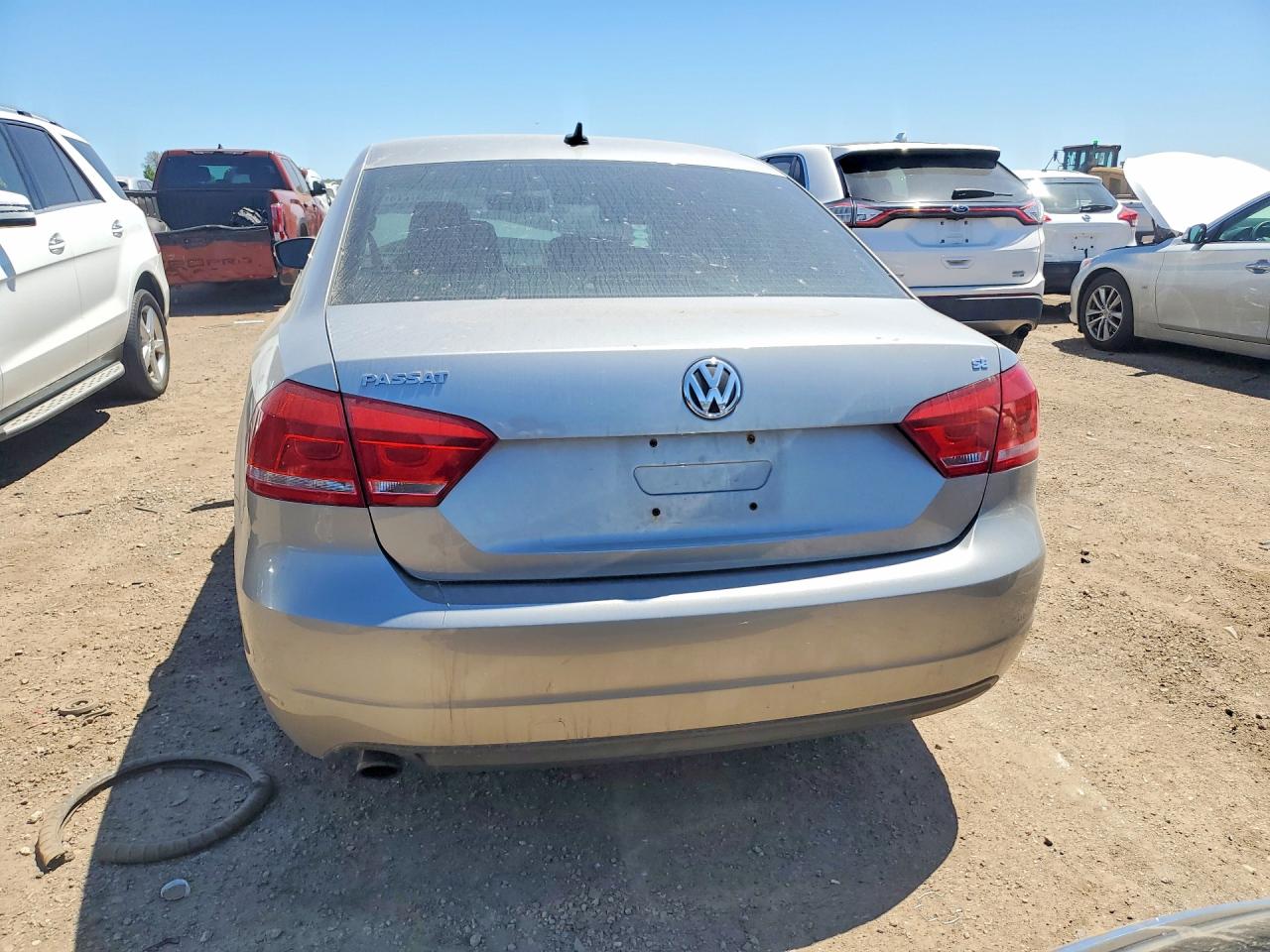 2012 Volkswagen Passat Se Серебряный vin: 1VWBH7A32CC110972