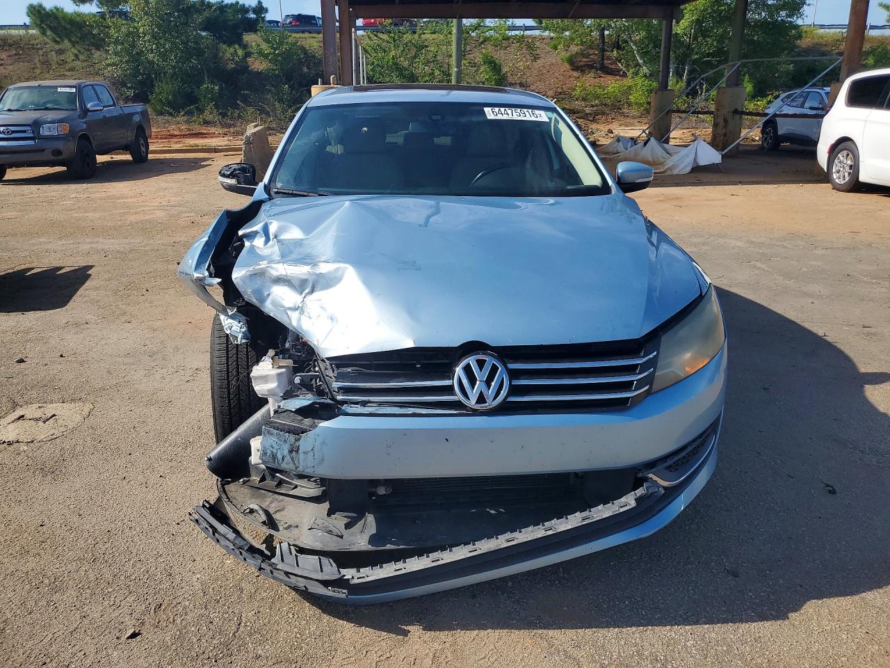 2013 Volkswagen Passat Se Синий vin: 1VWBH7A32DC107698
