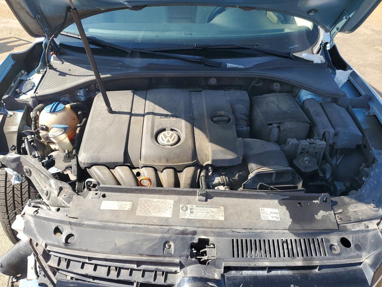 2013 Volkswagen Passat Se Синий vin: 1VWBH7A32DC107698