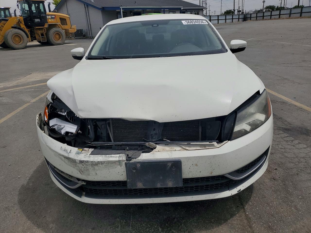 2013 Volkswagen Passat Se White vin: 1VWBH7A32DC134156