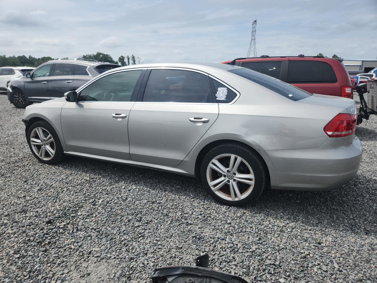 2014 Volkswagen Passat Se Gray vin: 1VWBH7A32EC018926