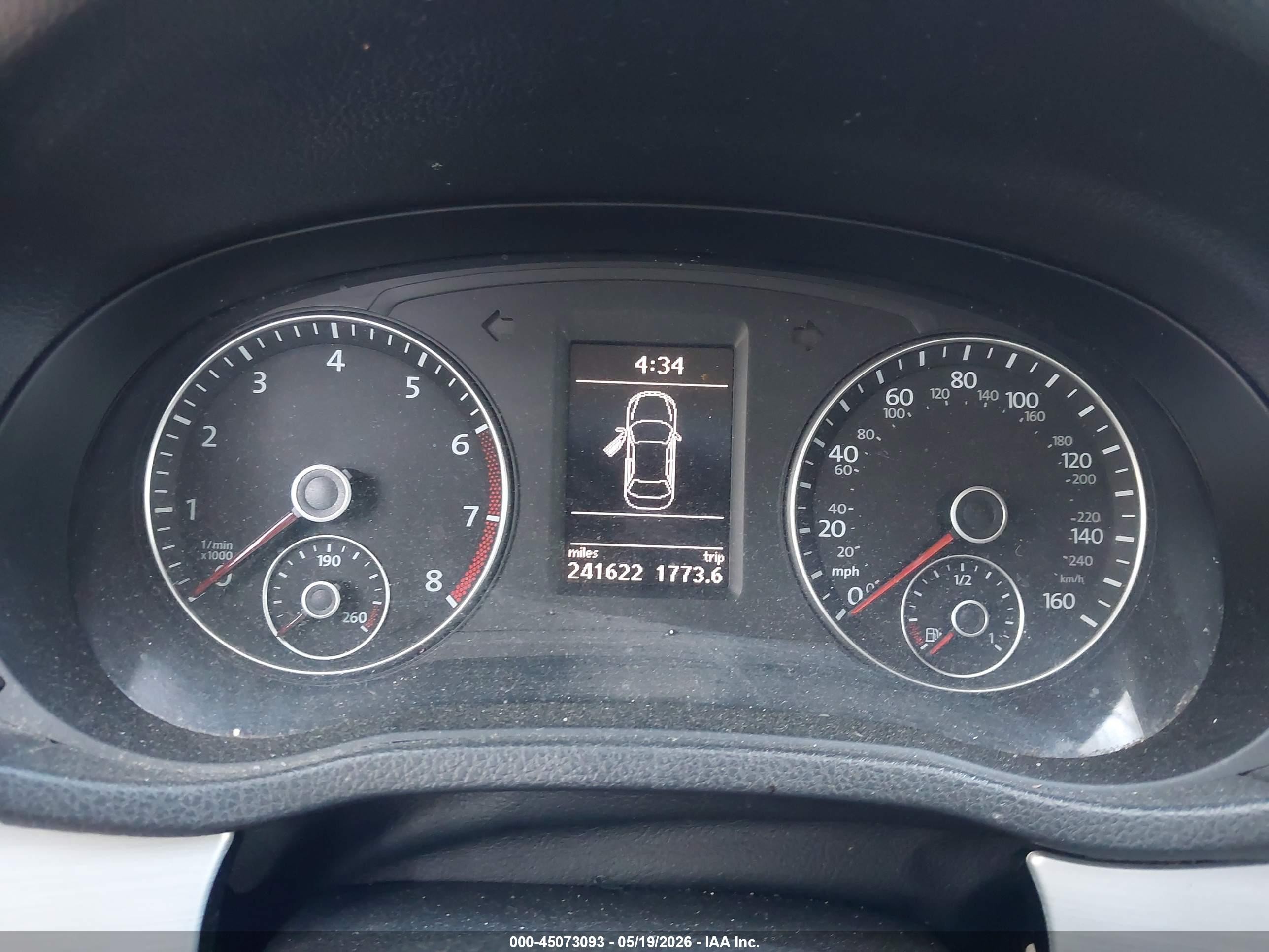 2012 Volkswagen Passat 2.5l Se Black vin: 1VWBH7A33CC019175