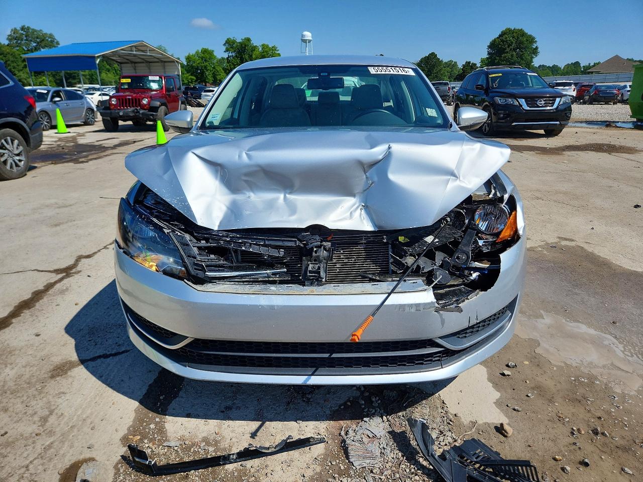 2012 Volkswagen Passat Se Silver vin: 1VWBH7A33CC070580