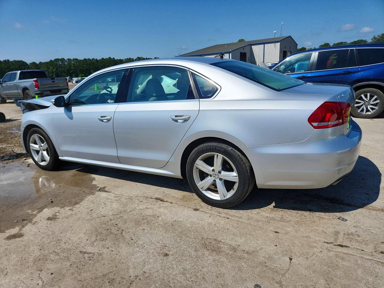 2012 Volkswagen Passat Se Silver vin: 1VWBH7A33CC070580