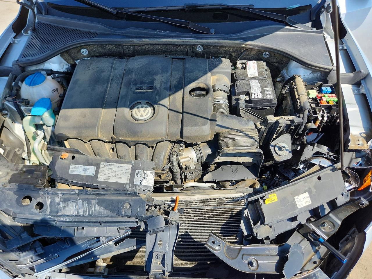 2012 Volkswagen Passat Se Silver vin: 1VWBH7A33CC070580