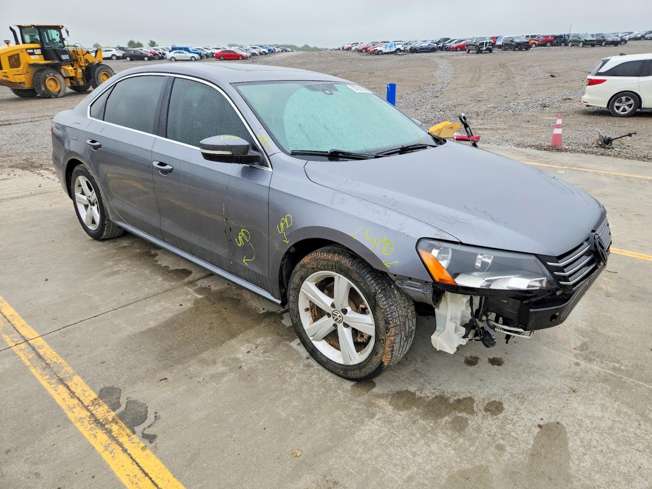 2013 Volkswagen Passat Se Charcoal vin: 1VWBH7A33DC028217