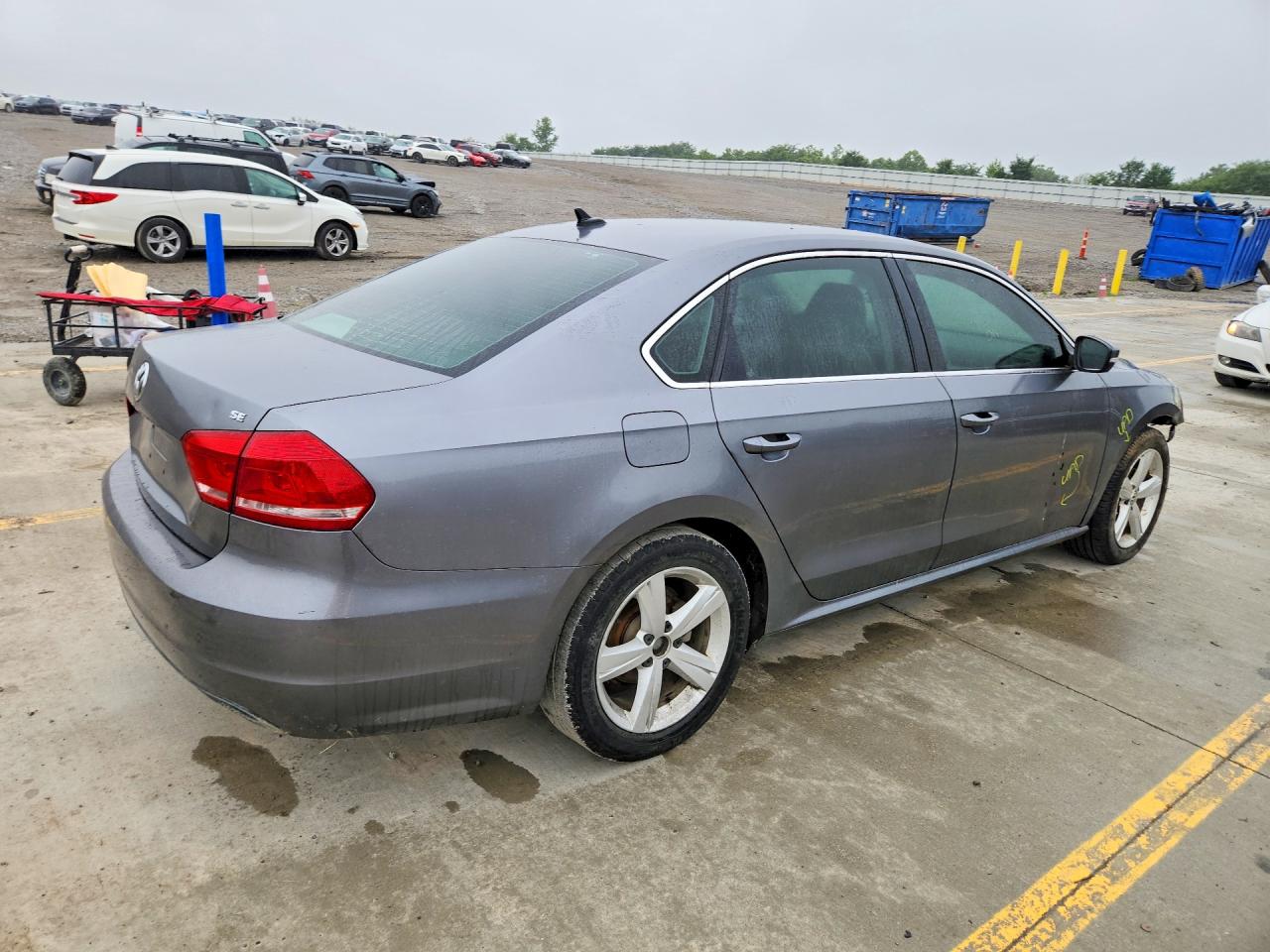 2013 Volkswagen Passat Se Charcoal vin: 1VWBH7A33DC028217