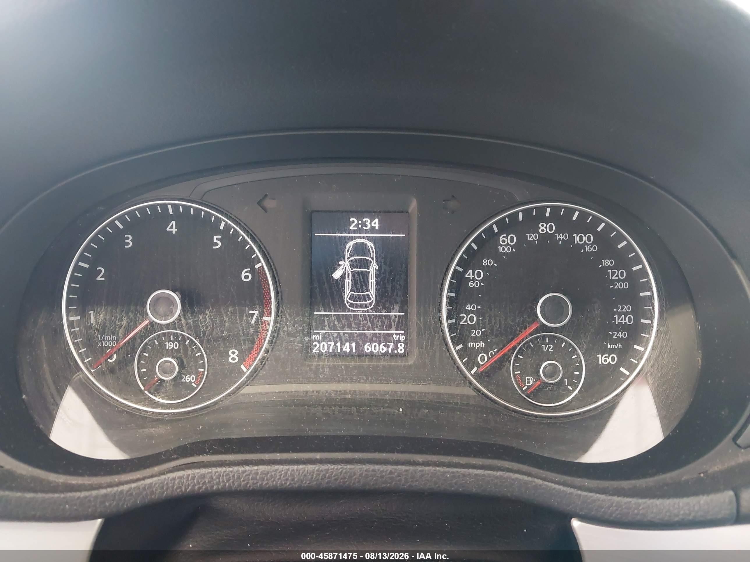 2013 Volkswagen Passat 2.5l Se Silver vin: 1VWBH7A33DC087364