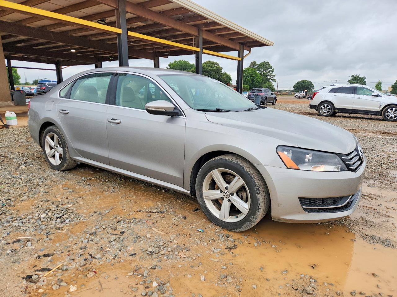 2012 Volkswagen Passat Se Серебряный vin: 1VWBH7A34CC102548