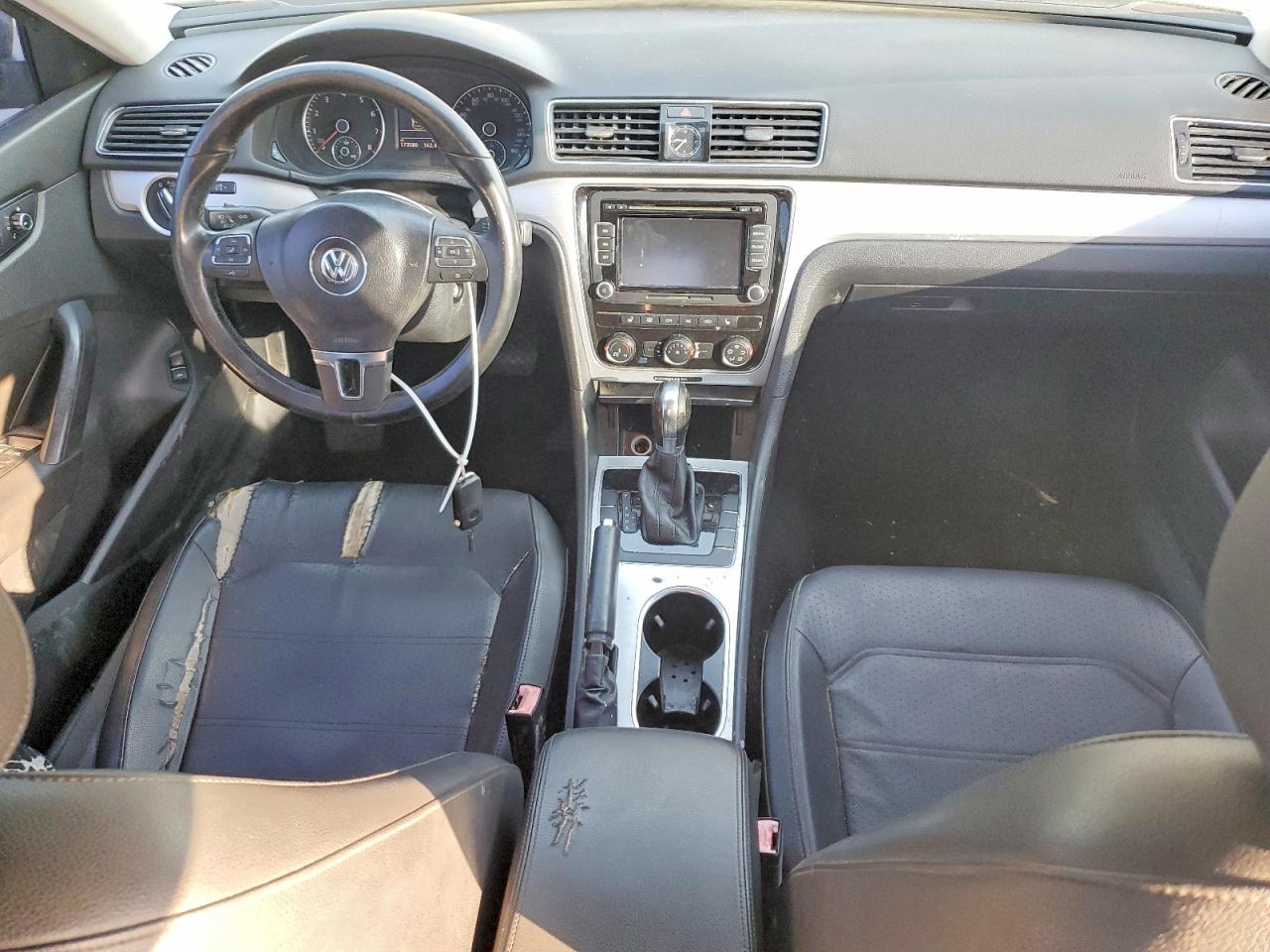2013 Volkswagen Passat Se Gray vin: 1VWBH7A34DC000135