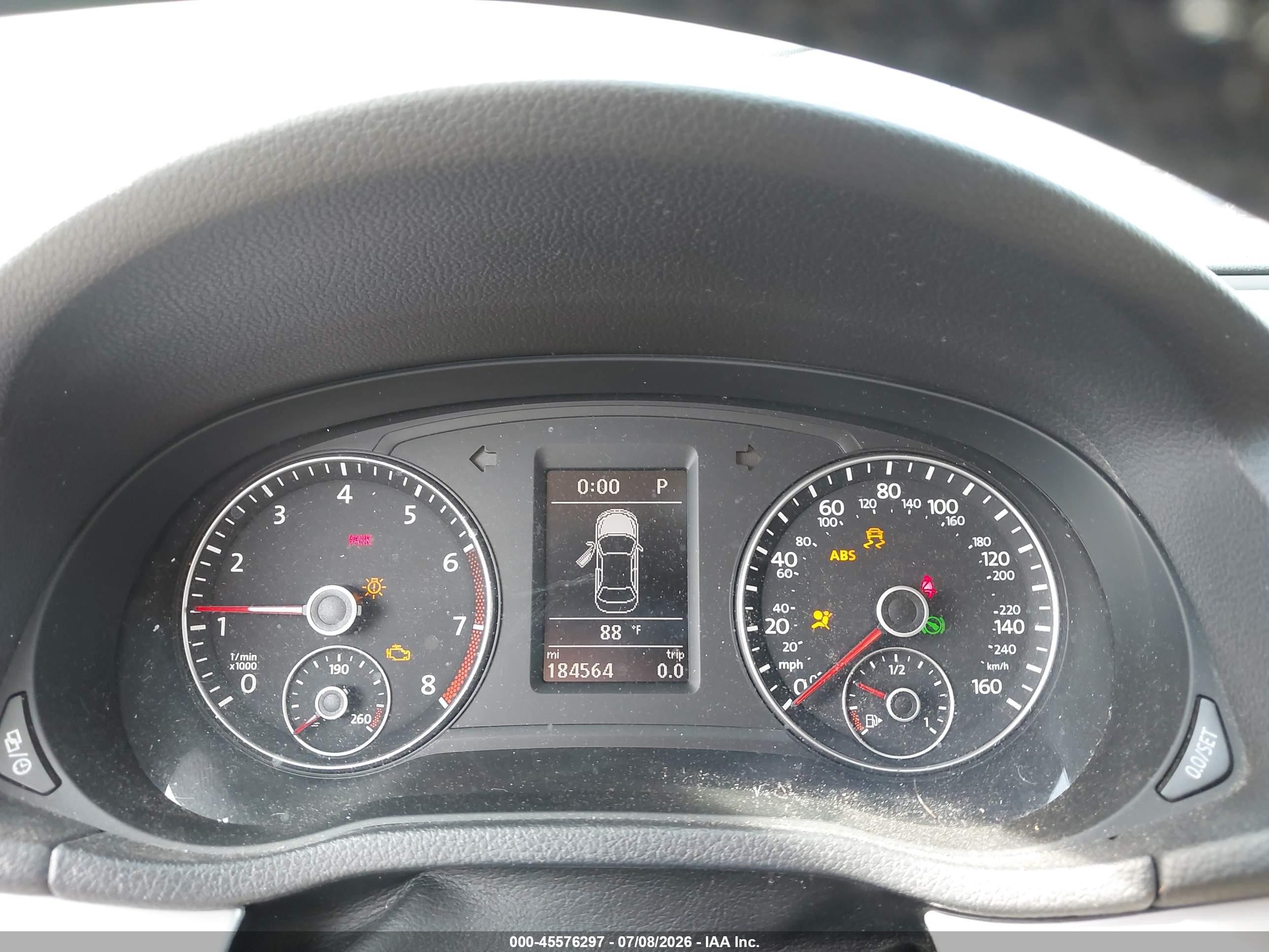 2013 Volkswagen Passat 2.5l Se White vin: 1VWBH7A34DC071075