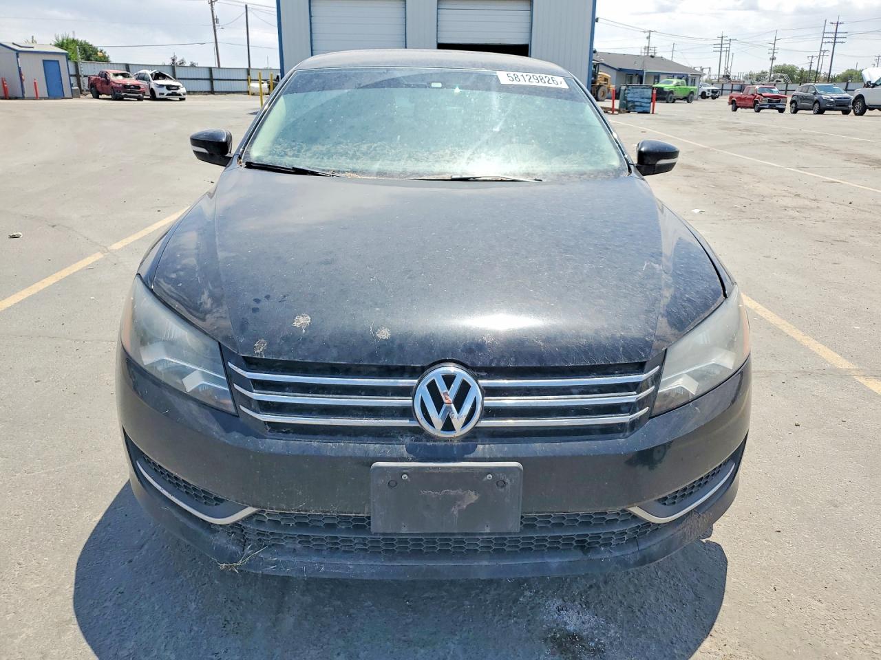 2013 Volkswagen Passat Se Black vin: 1VWBH7A34DC080083