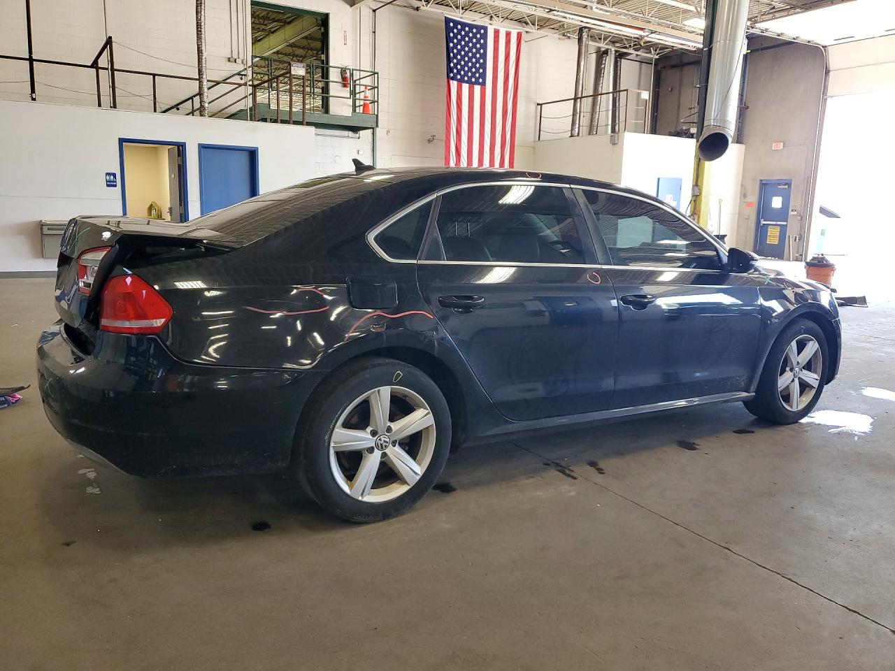 2012 Volkswagen Passat Se Black vin: 1VWBH7A35CC008582