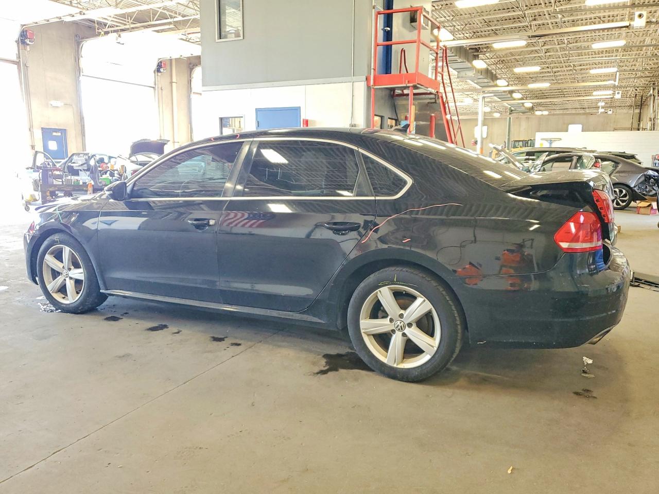2012 Volkswagen Passat Se Black vin: 1VWBH7A35CC008582