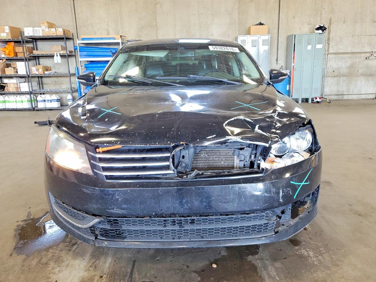 2012 Volkswagen Passat Se Black vin: 1VWBH7A35CC008582