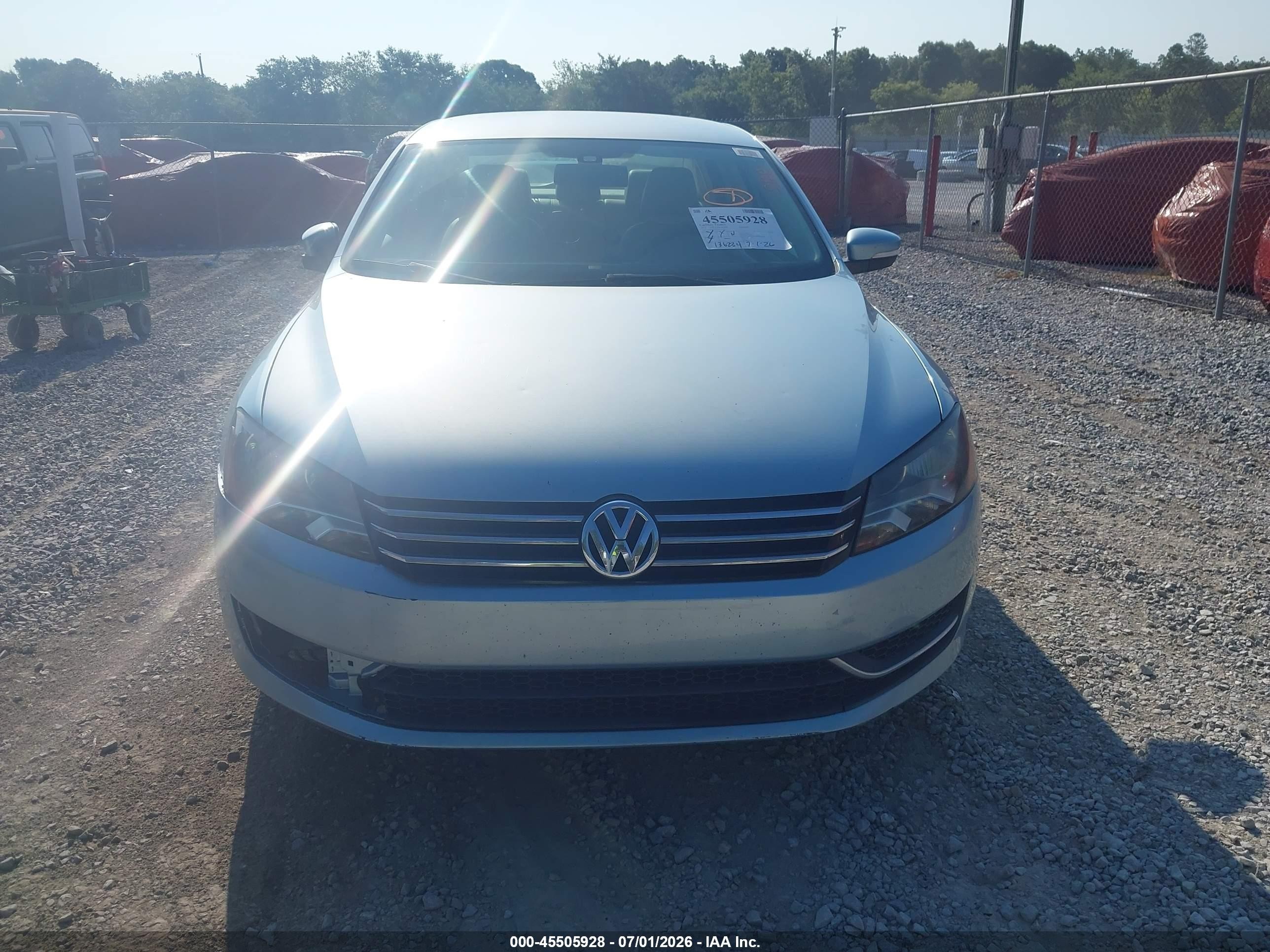 2013 Volkswagen Passat 2.5l Se Blue vin: 1VWBH7A35DC050557