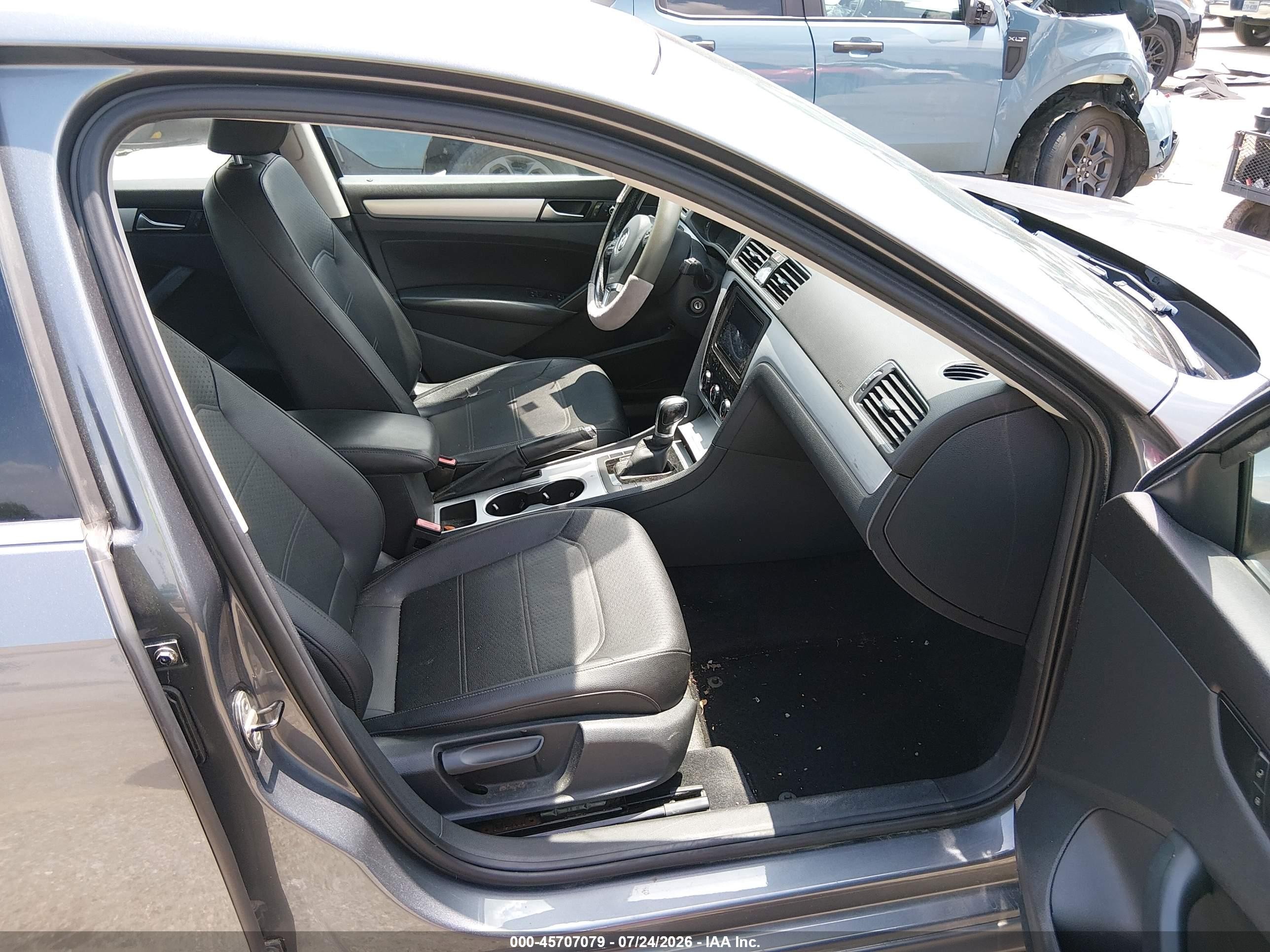 2013 Volkswagen Passat 2.5l Se Gray vin: 1VWBH7A35DC128044