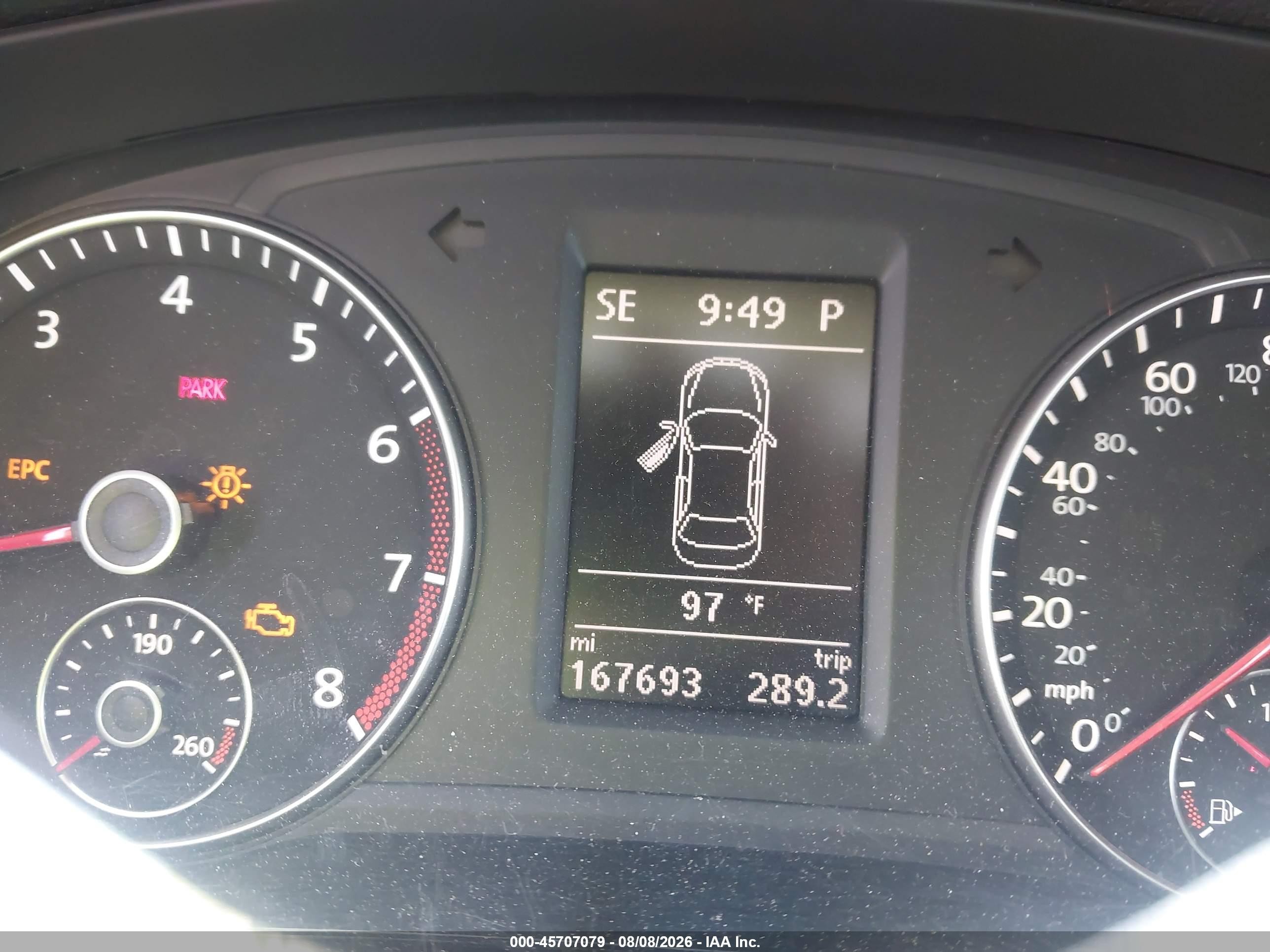 2013 Volkswagen Passat 2.5l Se Gray vin: 1VWBH7A35DC128044