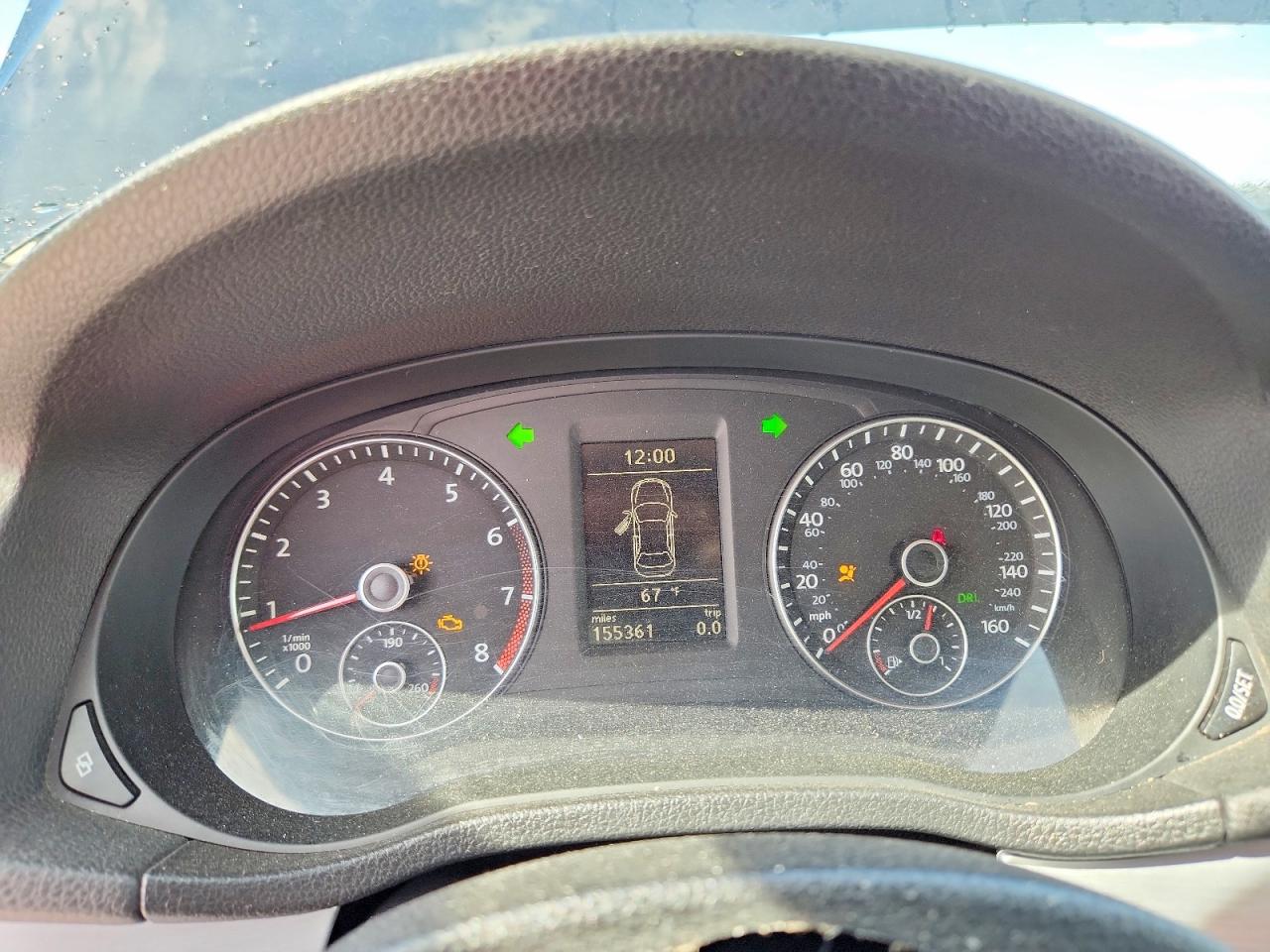 2012 Volkswagen Passat Se Черный vin: 1VWBH7A37CC039669