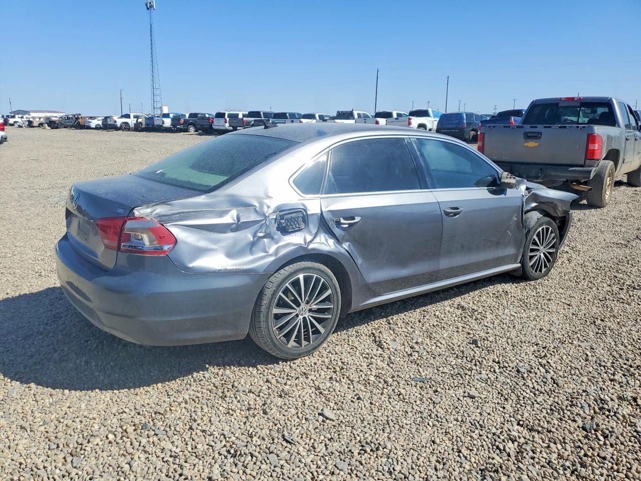 2012 Volkswagen Passat Se Charcoal vin: 1VWBH7A37CC073708