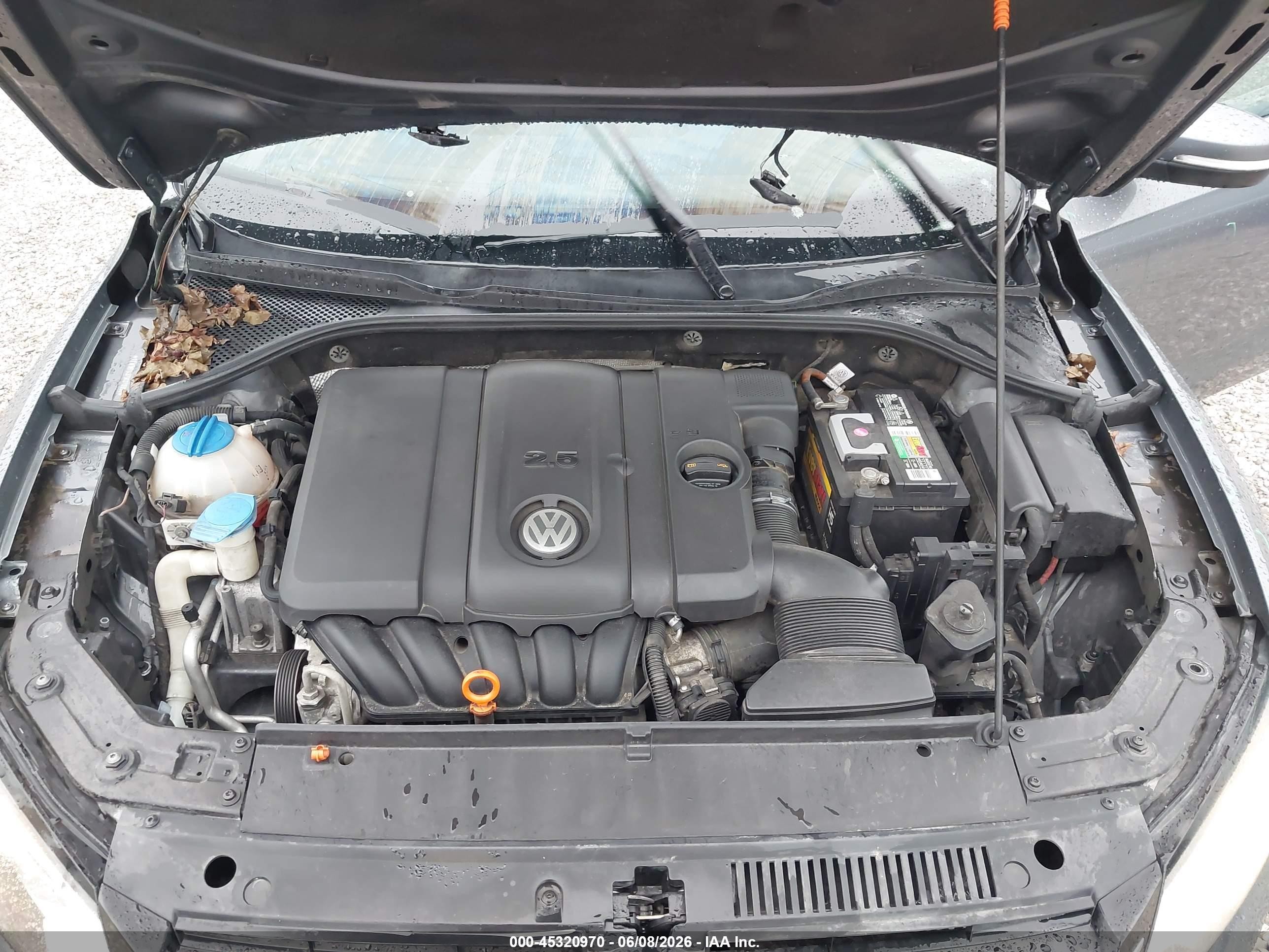 2013 Volkswagen Passat 2.5l Se Gray vin: 1VWBH7A37DC010934