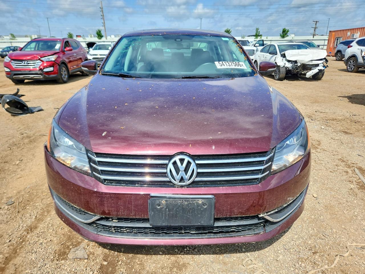 2013 Volkswagen Passat Se Brown vin: 1VWBH7A37DC091126