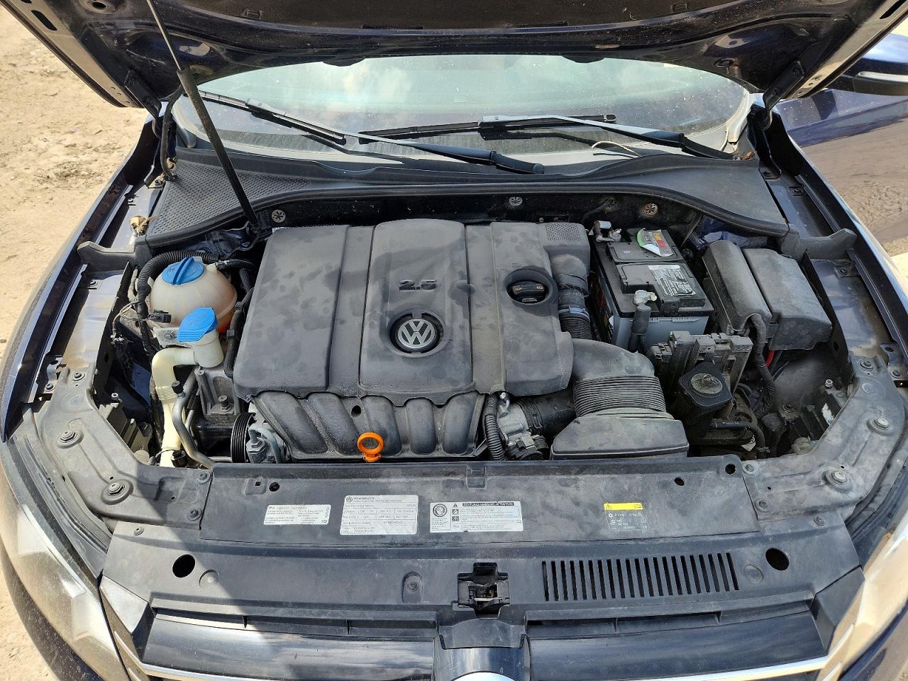 2013 Volkswagen Passat Se Синий vin: 1VWBH7A37DC132855