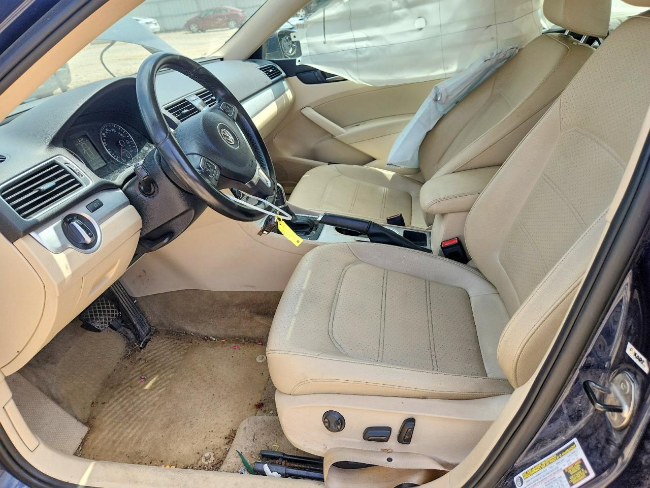 2013 Volkswagen Passat Se Синий vin: 1VWBH7A37DC132855