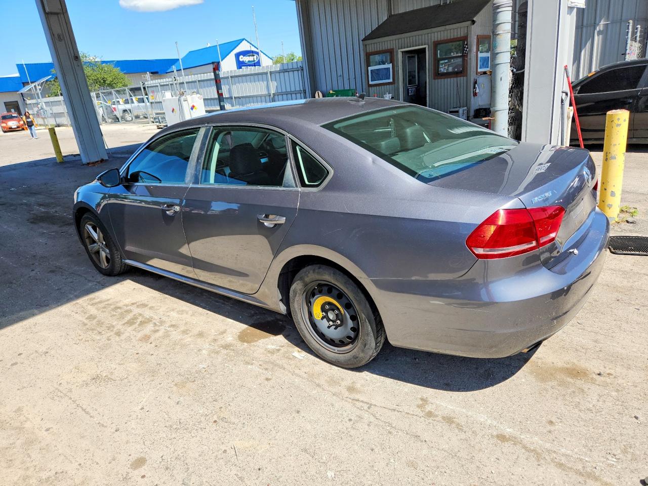 2012 Volkswagen Passat Se Gray vin: 1VWBH7A38CC021813